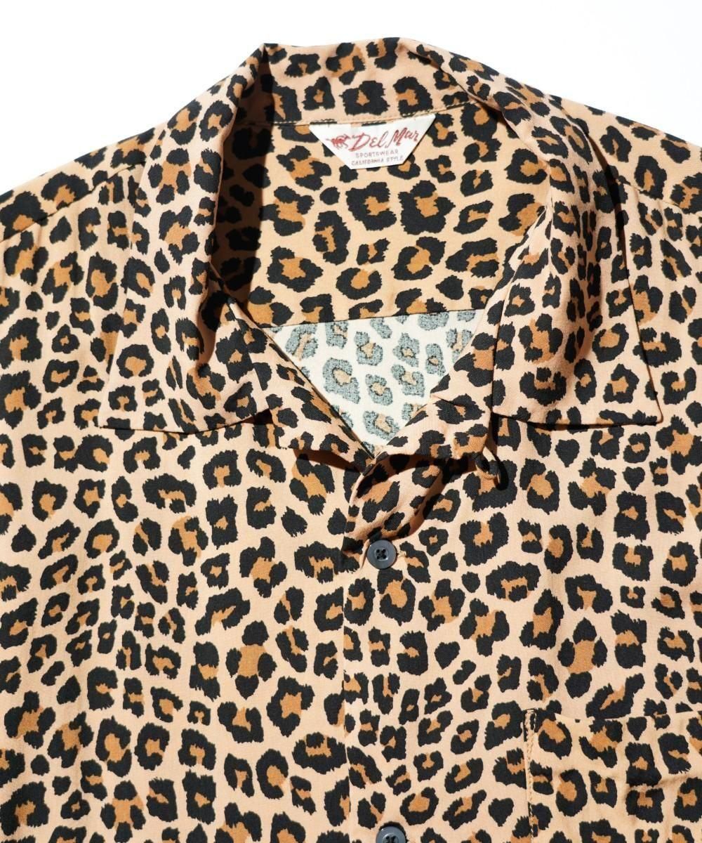 60S BOWLING SHIRT - LEOPARD