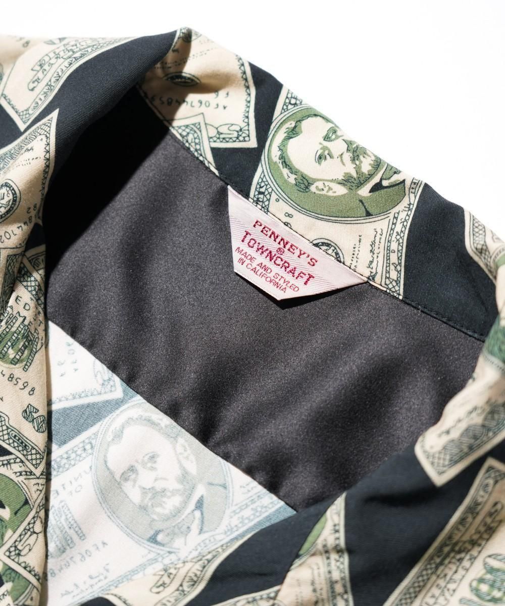PRINTED LOOP COLLAR SS SHIRT - MONEY