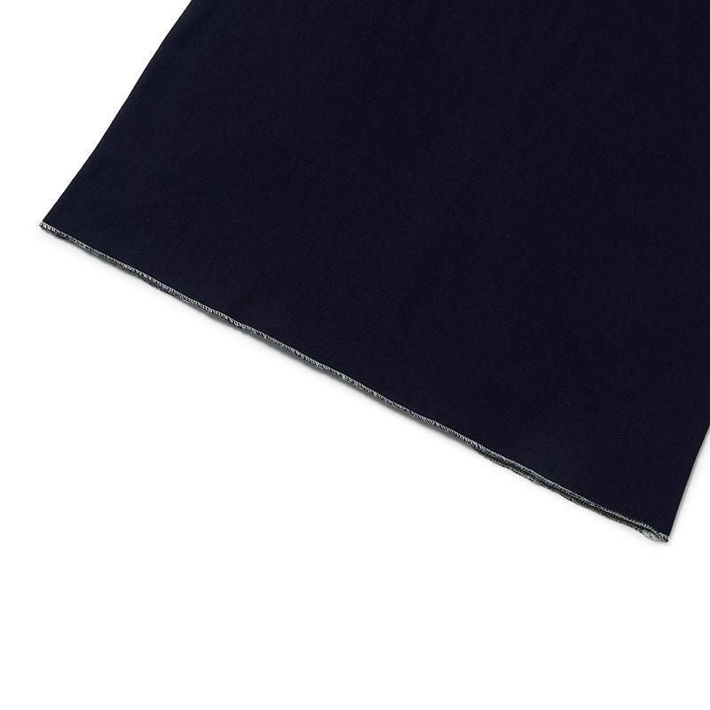 Henley Neck Short-Sleeve T-Shirt - INDIGO
