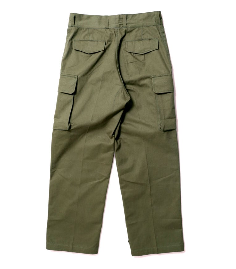 1985 FRENCH MILITARY M-47 PANTS - OLIVE DRAB