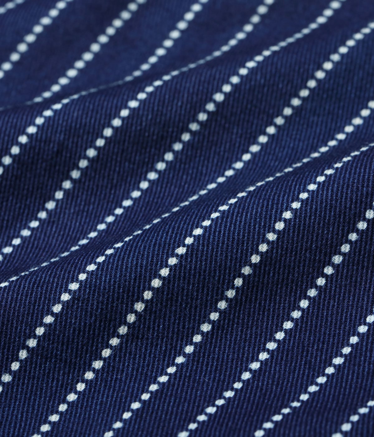 SC36267 FICTION ROMANCE 8.5OZ. WABASH STRIPE WORK SHIRT (SHORT SLEEVE) - INDIGO