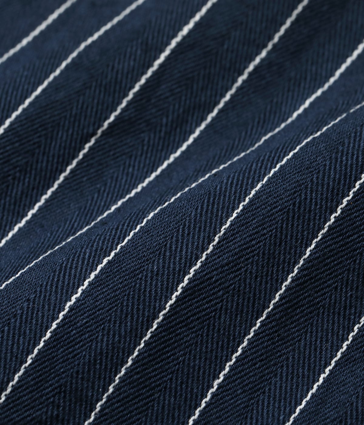 SC39732 COKE STRIPE WORK SHIRT with EMBROIDERED (SHORT SLEEVE) - NAVY