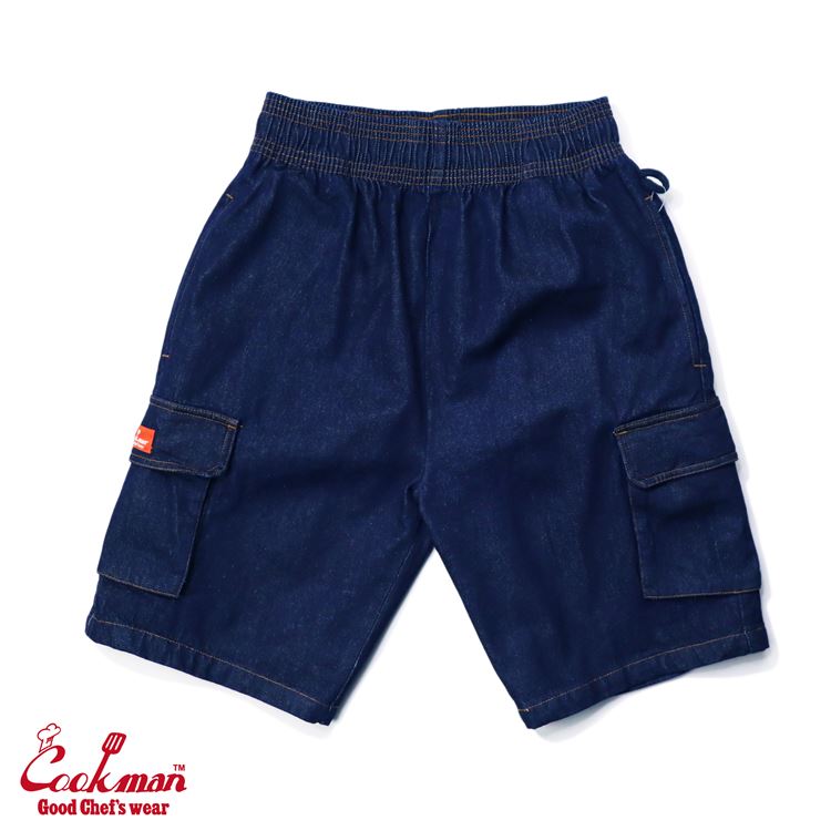 CHEF SHORT PANTS CARGO DENIM - NAVY