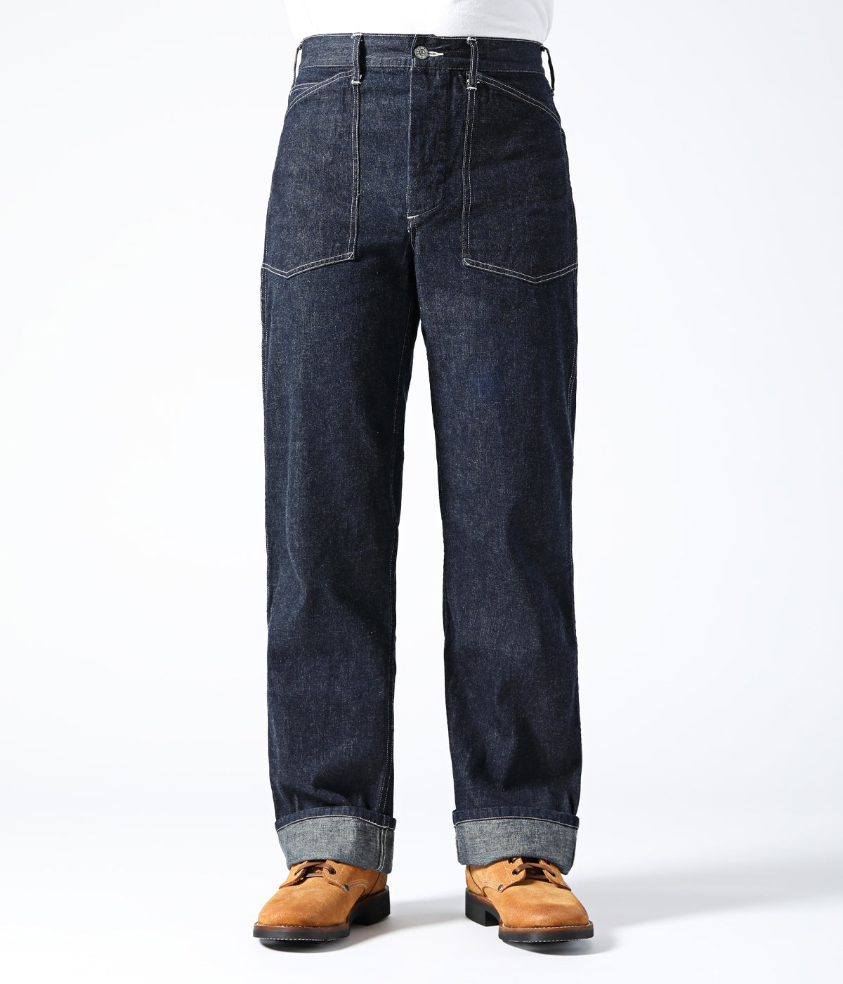 BR41106 TROUSERS WORKING DENIM - NAVY