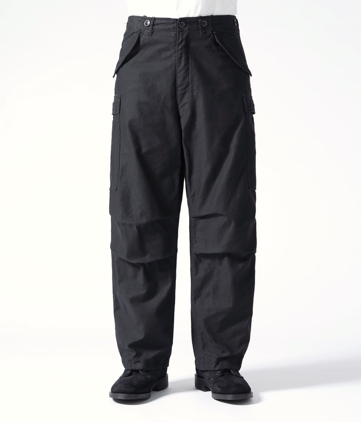 BR42592 WILLIAM GIBSON COLLECTION BLACK M-51 TROUSERS - BLACK