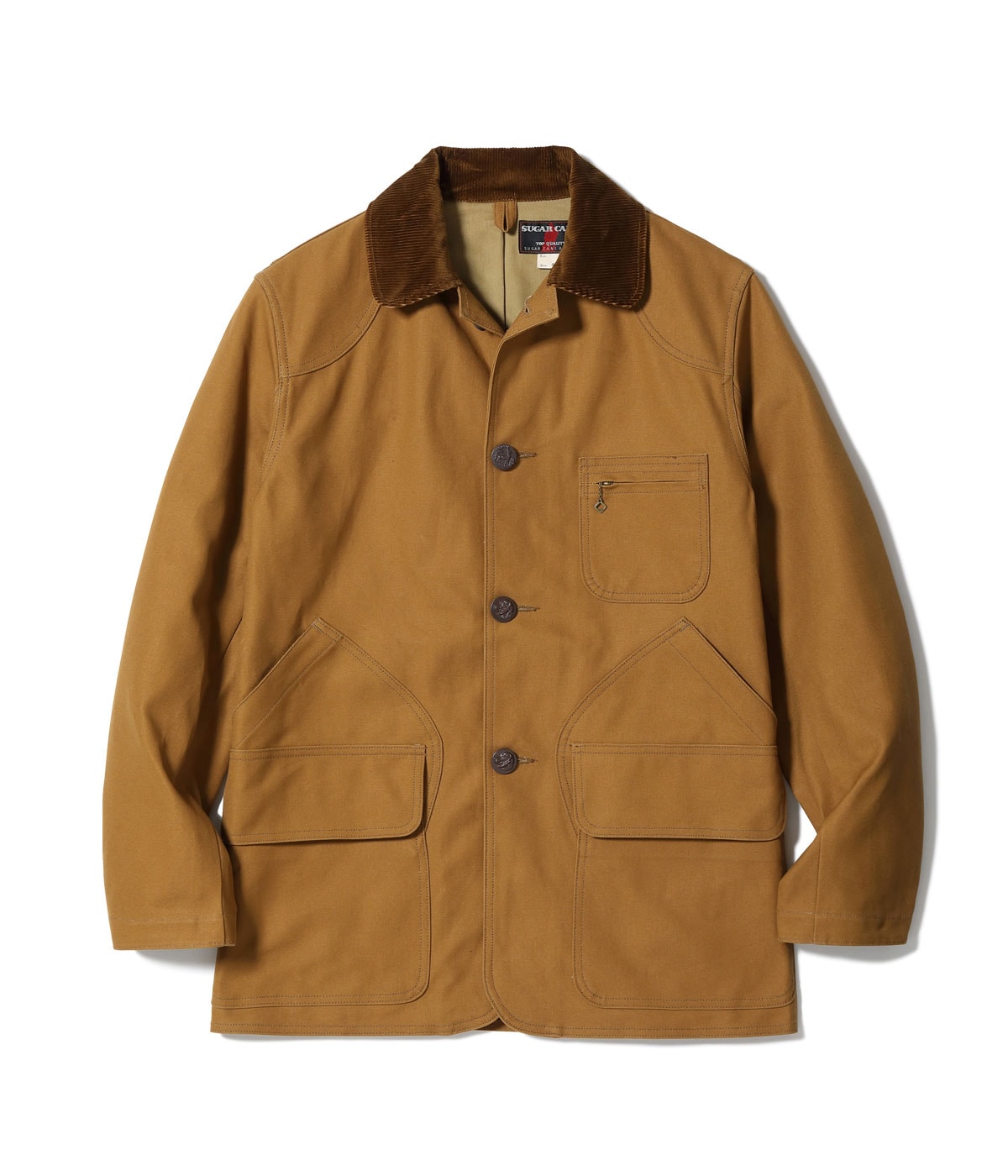 SC15834 FICTION ROMANCE 13oz. BROWN DUCK HUNTING JACKET - BROWN