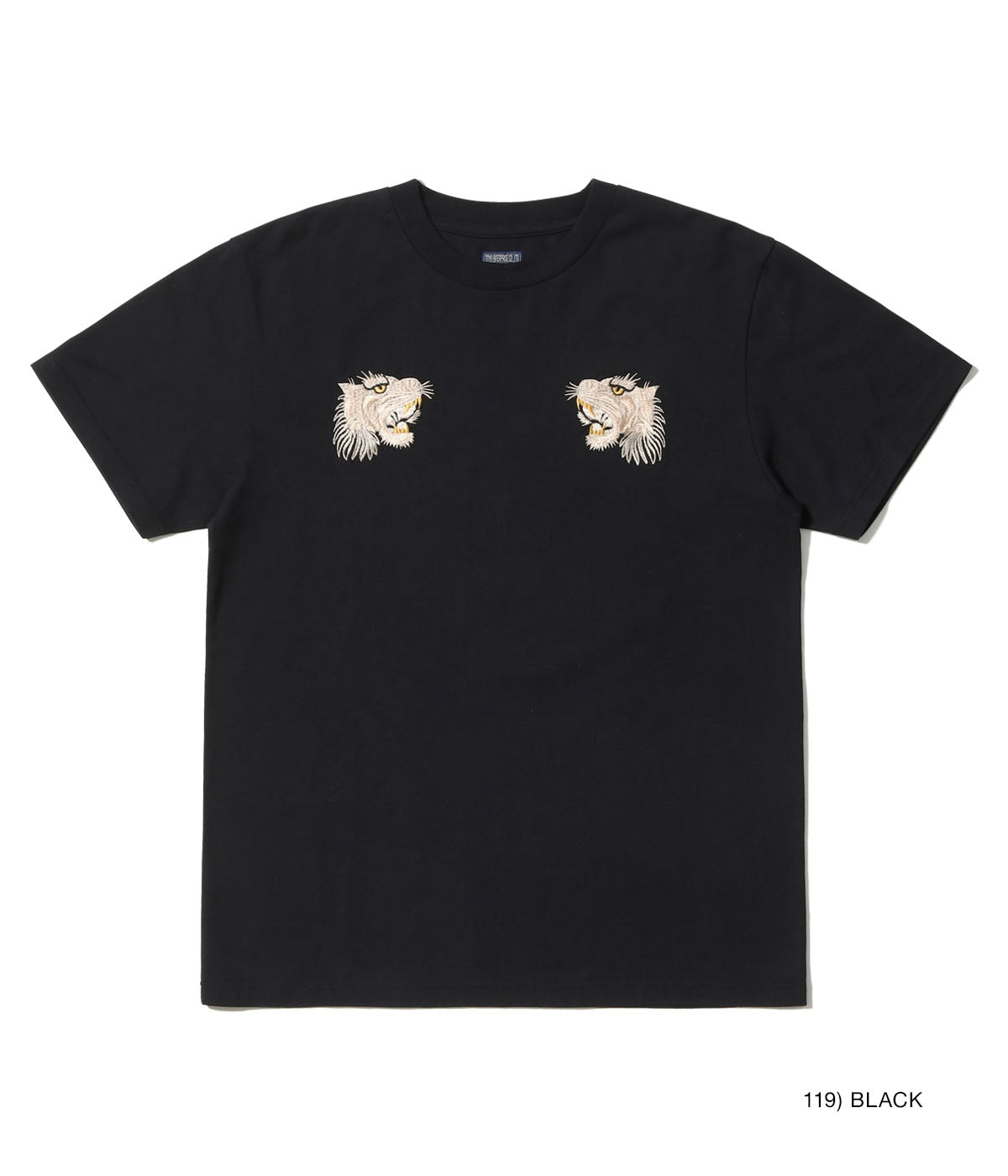 TT79743 SUKA T-SHIRT EMBROIDERED TIGER - BLACK