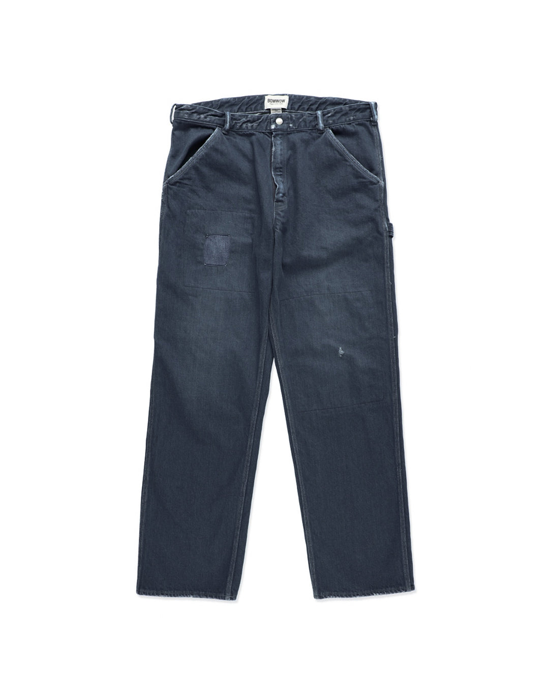 REPAIRED INDIGO PAINTER PANTS - AGED INDIGO