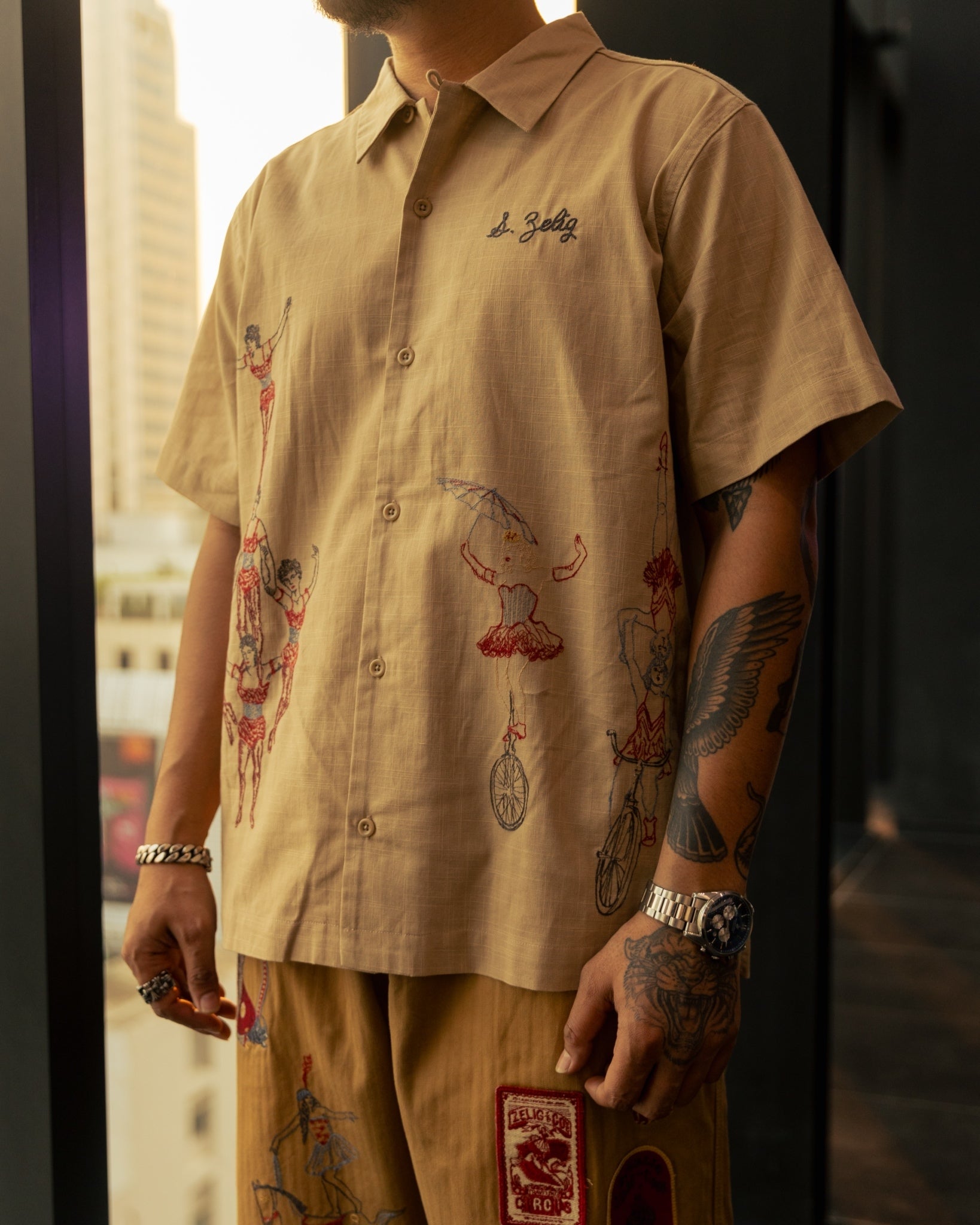 CIRCUS CAMP SHIRT - NATURAL