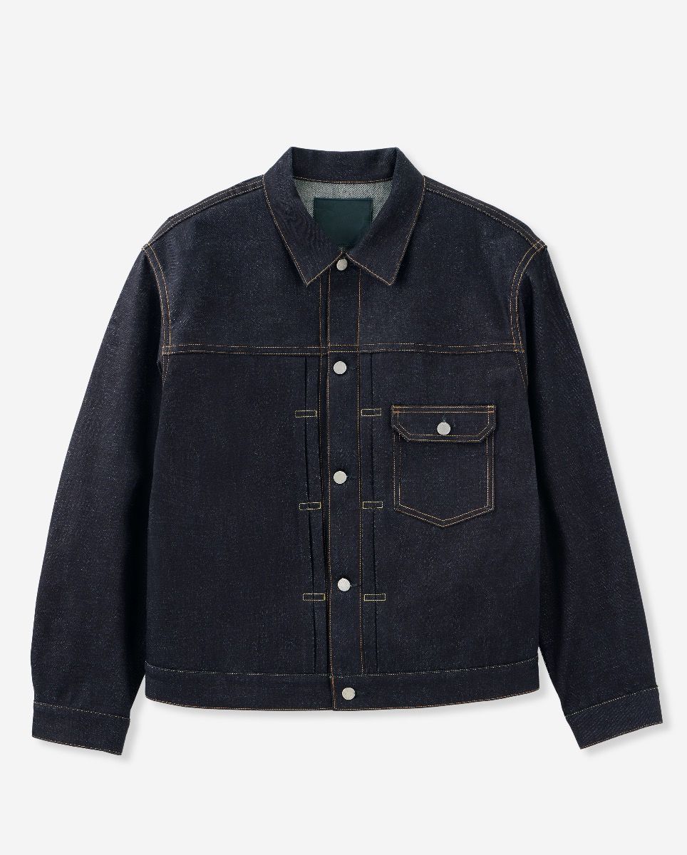 MMGJ00015S #001 STANDARD DENIM JACKET 14.7oz - INDIGO