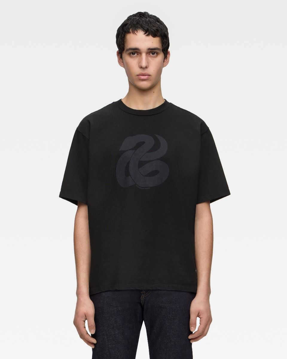 MXTS10435S HEAVY OUNCE S/S TEE -SNAKE - BLACK