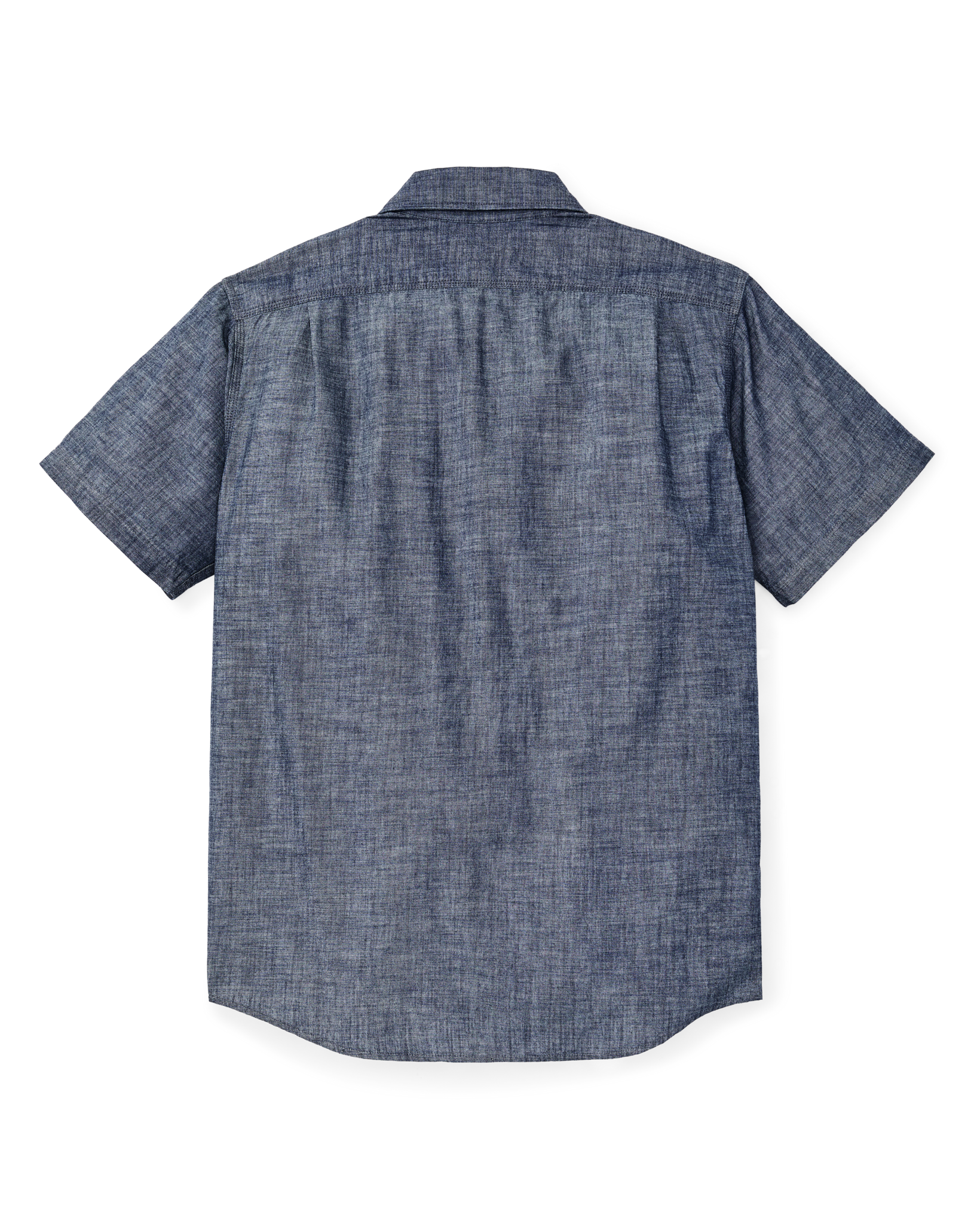 SHORT SLEEVE CHAMBRAY SHIRT - VINTAGE FADE