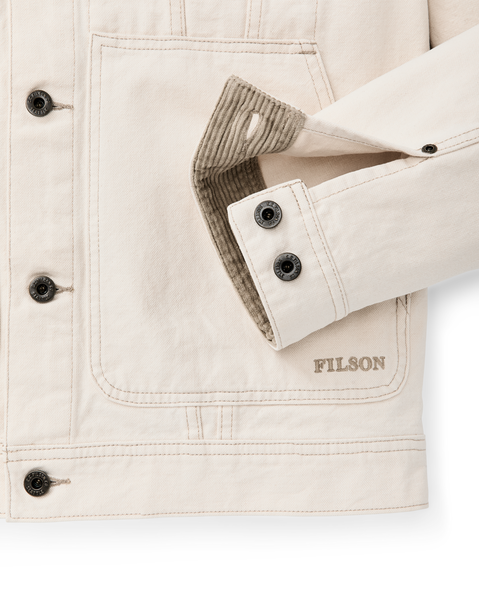 Rustic Canvas Short Cruiser - Natural Seed