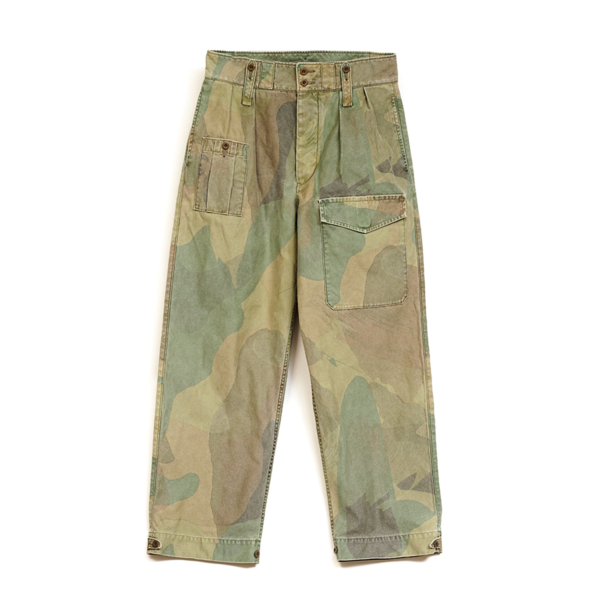 BRITISH ARMY PANT FADE CAMO - GREEN