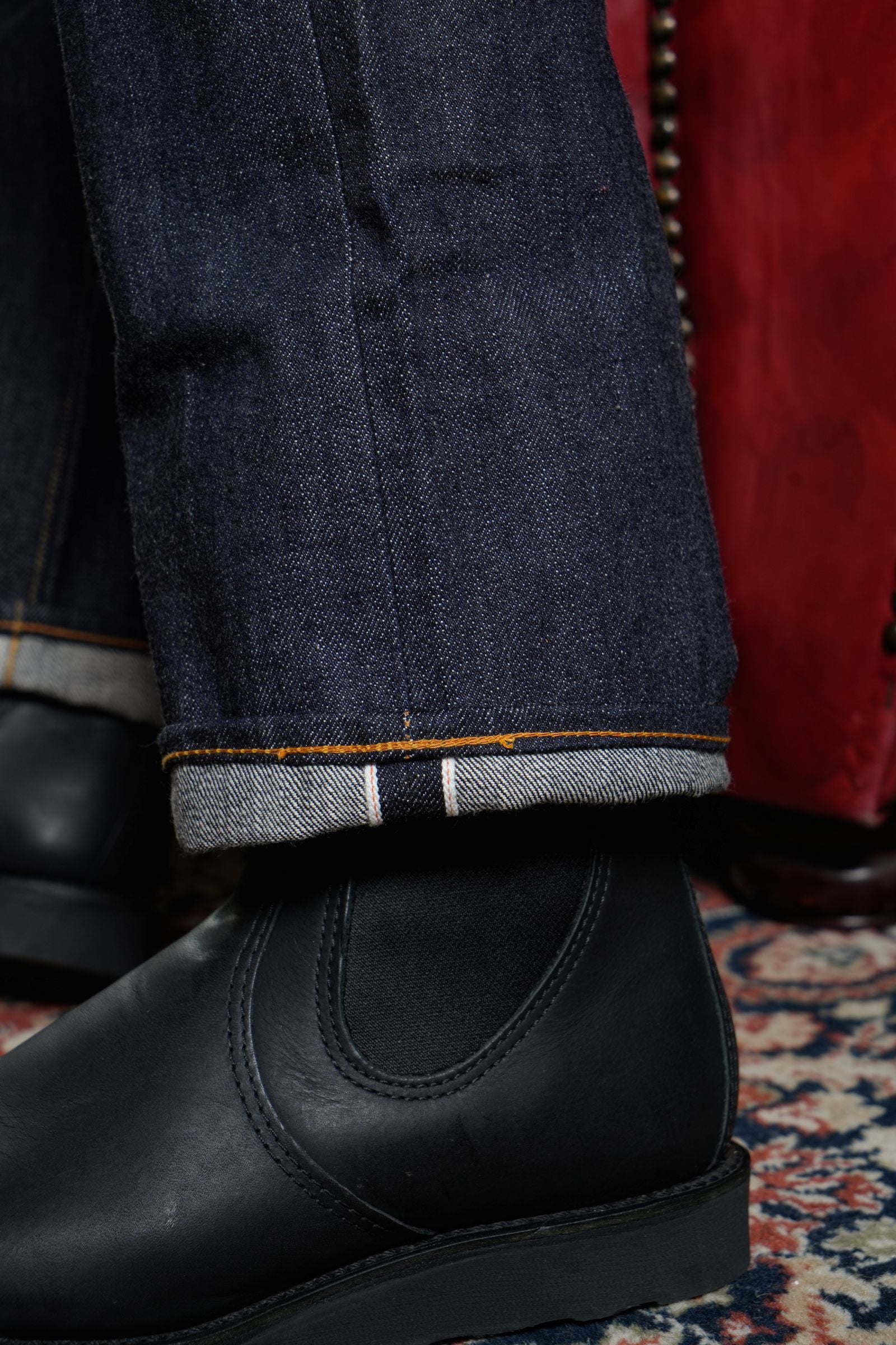 FN-3001Z TIGHT STRAIGHT ZIPPER - INDIGO