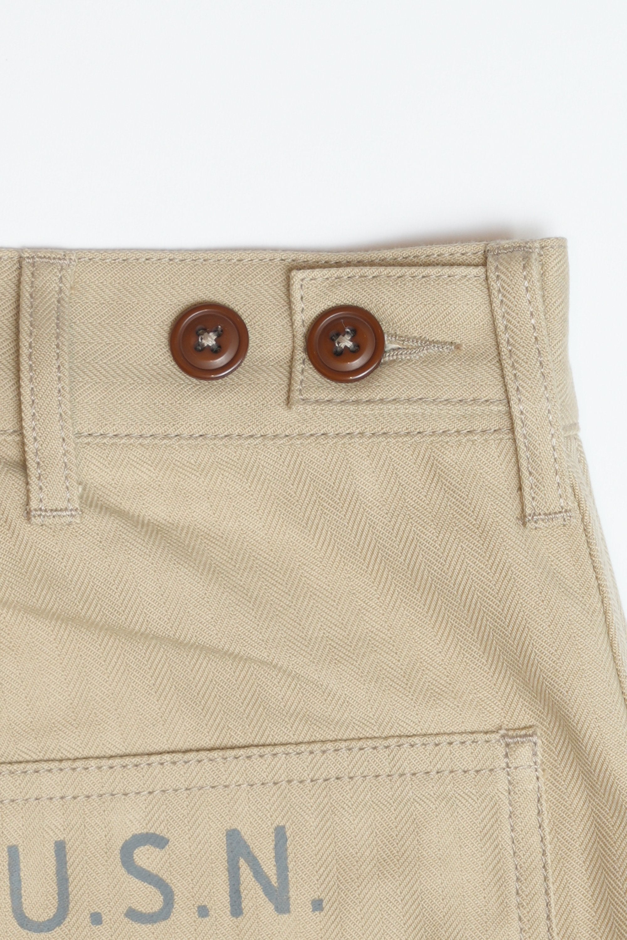 USN HBT TROUSERS - SAND