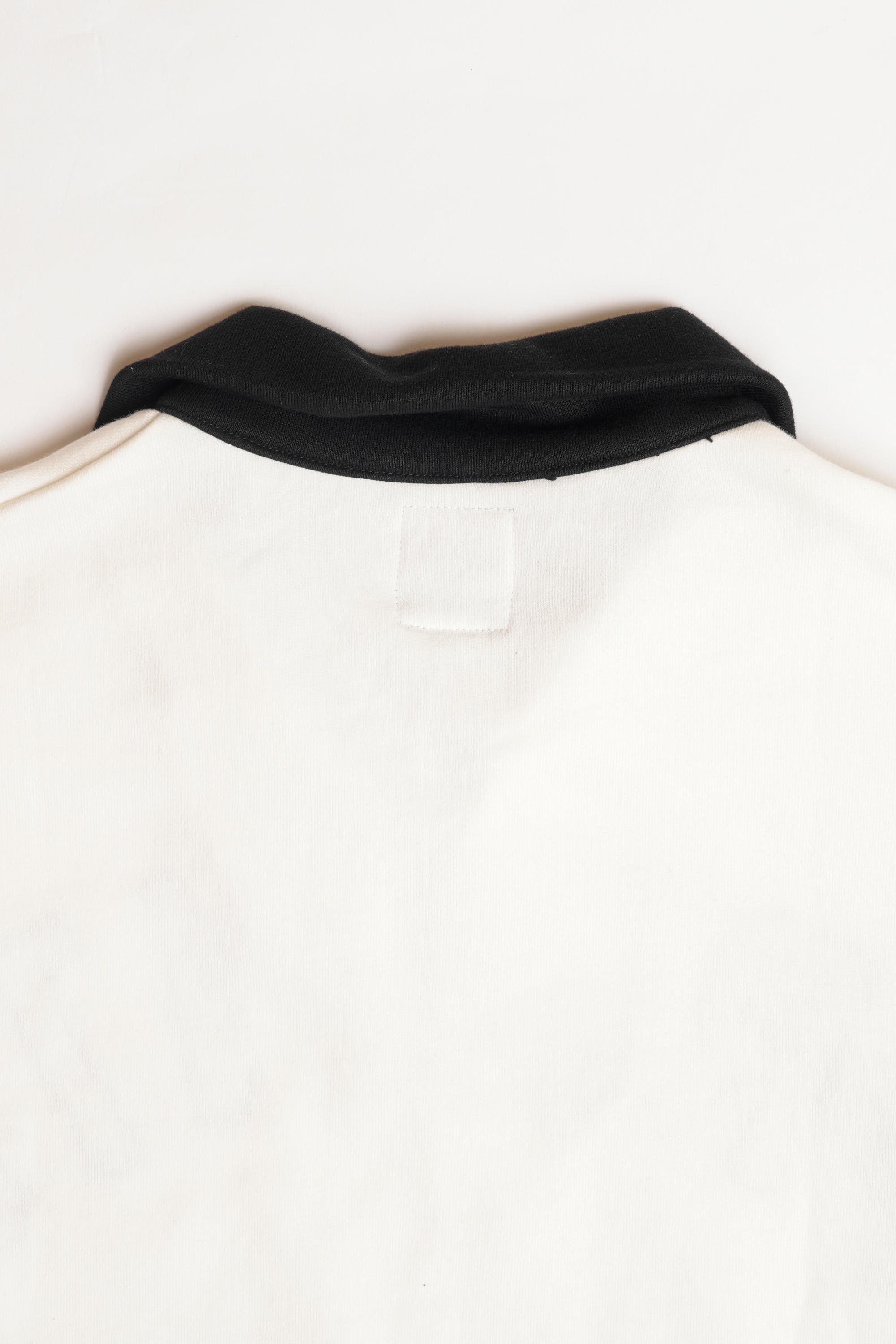 ORIGINAL ZIP PULLOVER - WHITE/BLACK