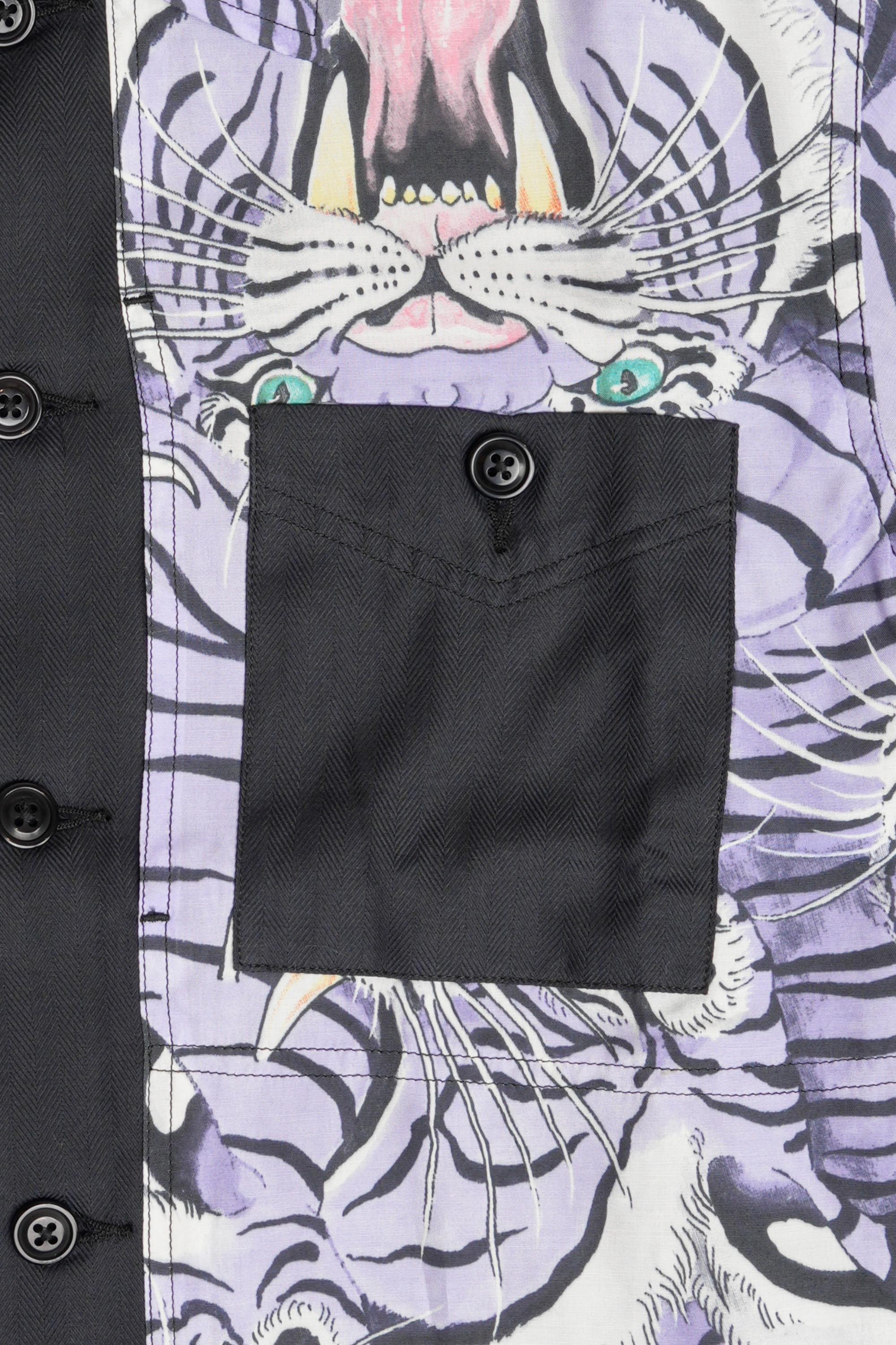 TIGER TROOPER SHIRT - PURPLE