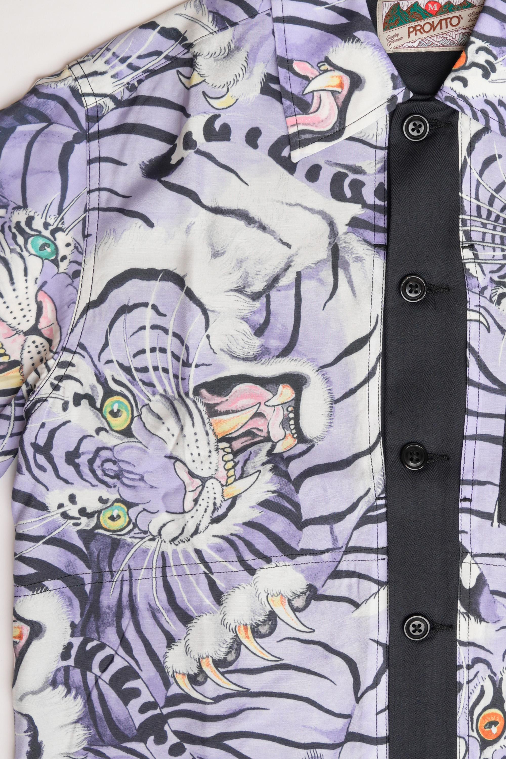 TIGER TROOPER SHIRT - PURPLE