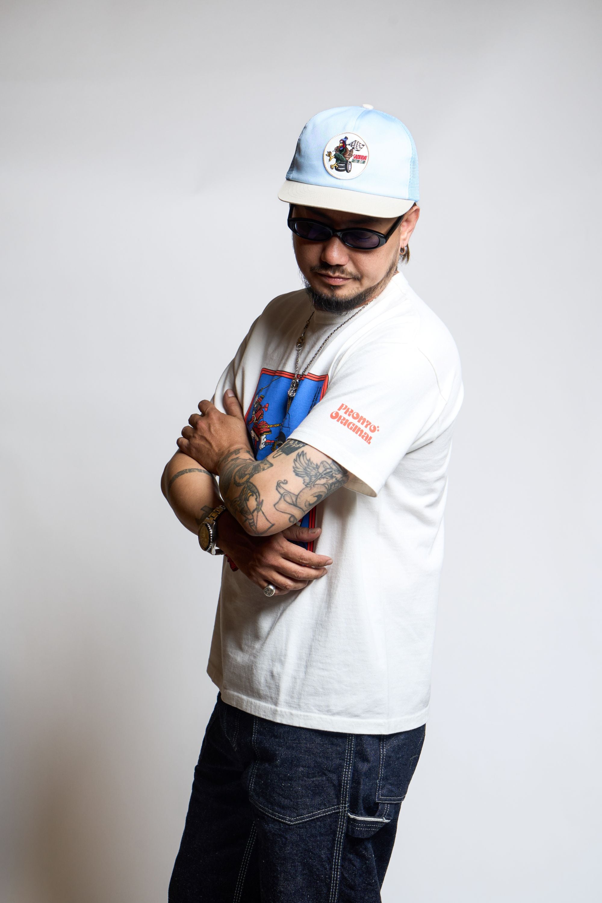 SJPOT02 RUNNING MAN - WHITE