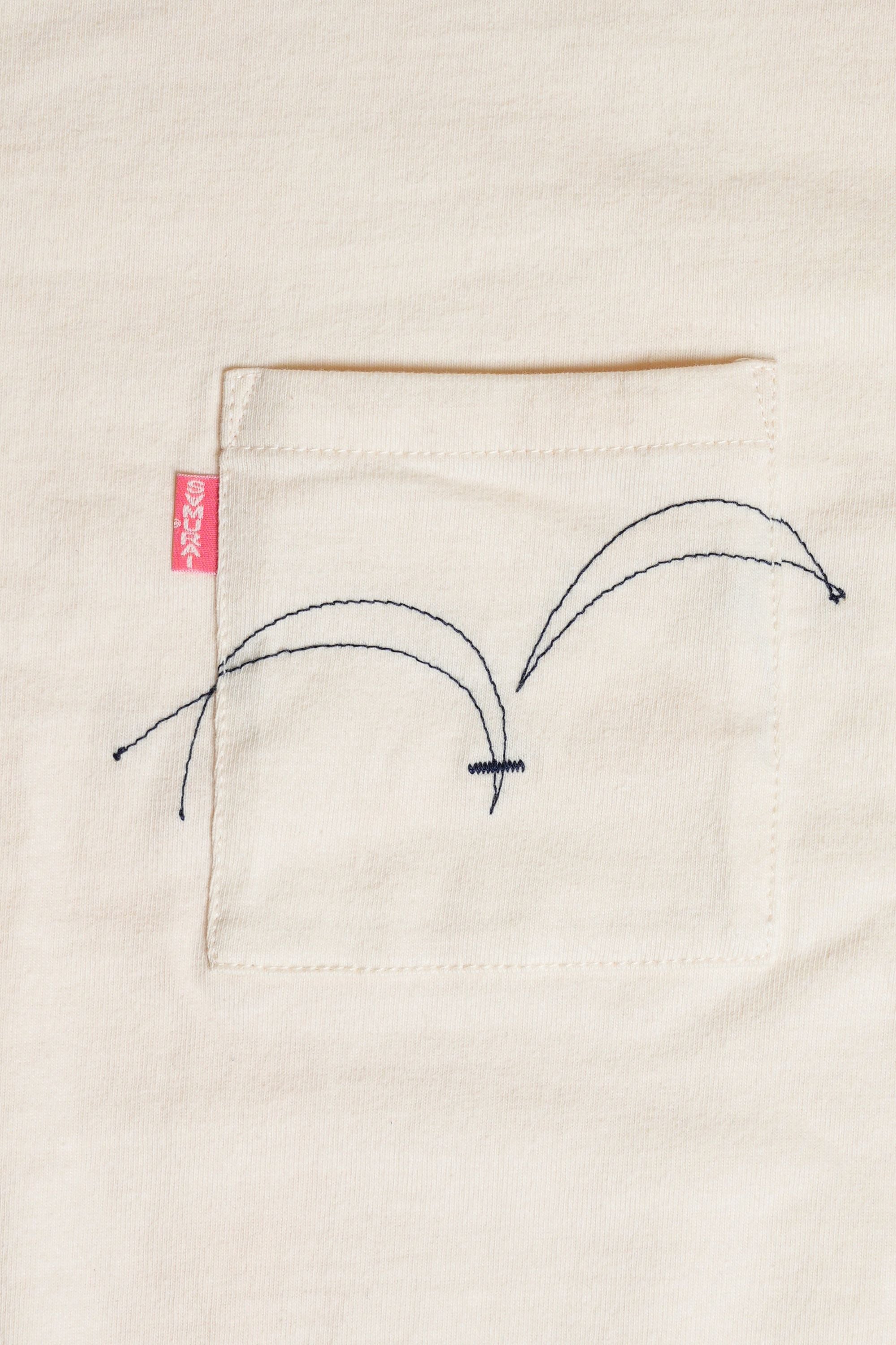 SJPOT01 POCKET TEE - NATURAL