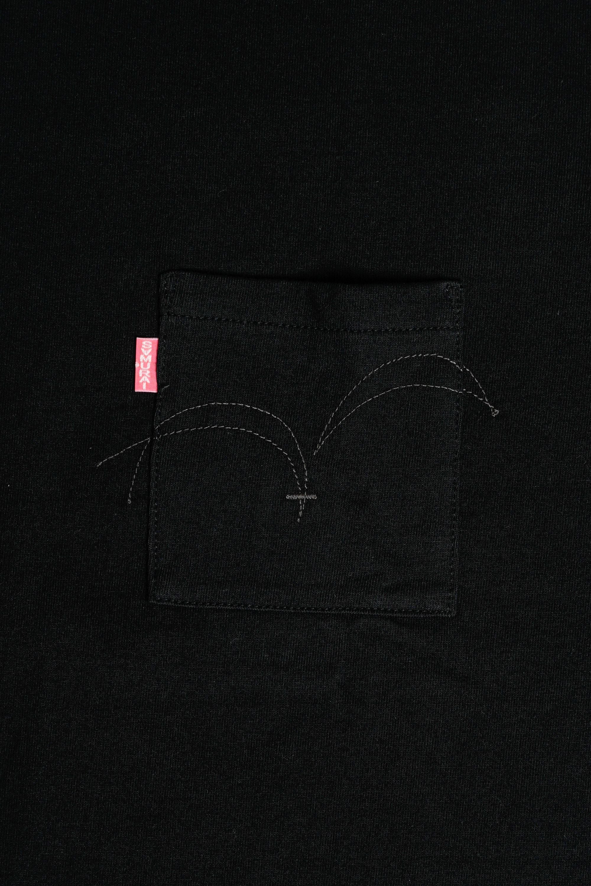 SJPOT01 POCKET TEE - BLACK