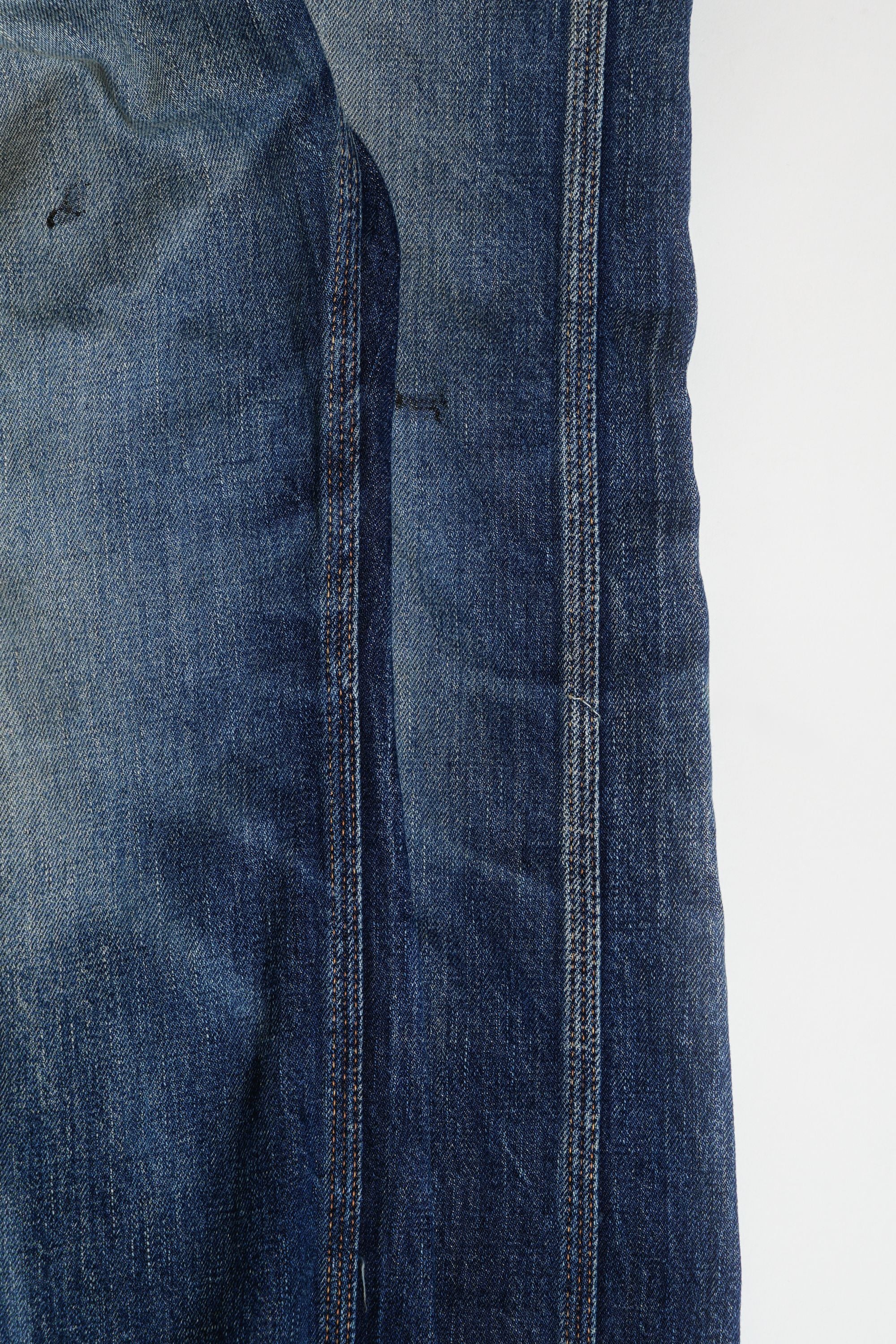 0105PRNTHW 5P Denim Work Pants(Super Smooth) Fear of the Dark - INDIGO BLUE
