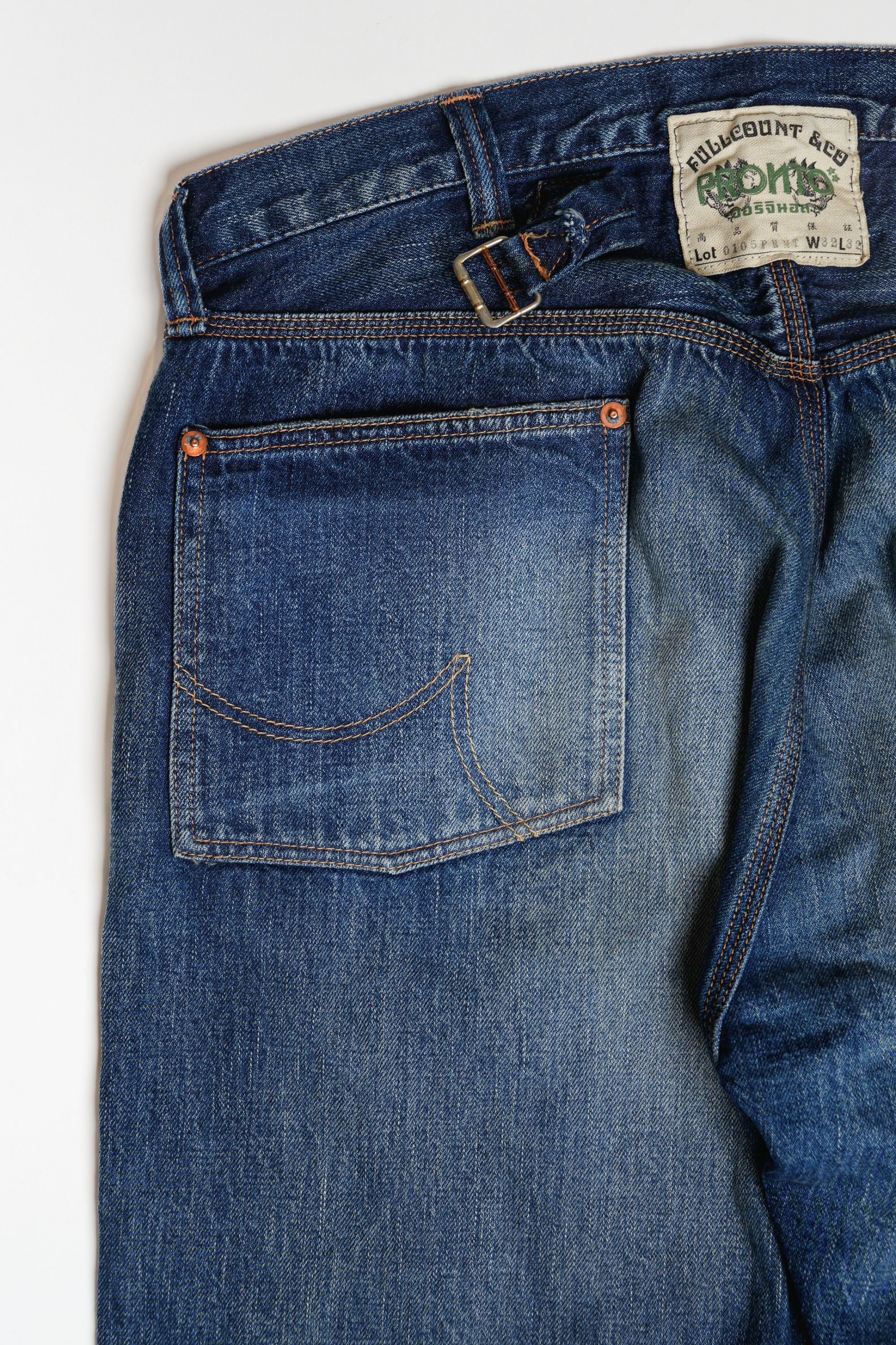 0105PRNTHW 5P Denim Work Pants(Super Smooth) Fear of the Dark - INDIGO BLUE