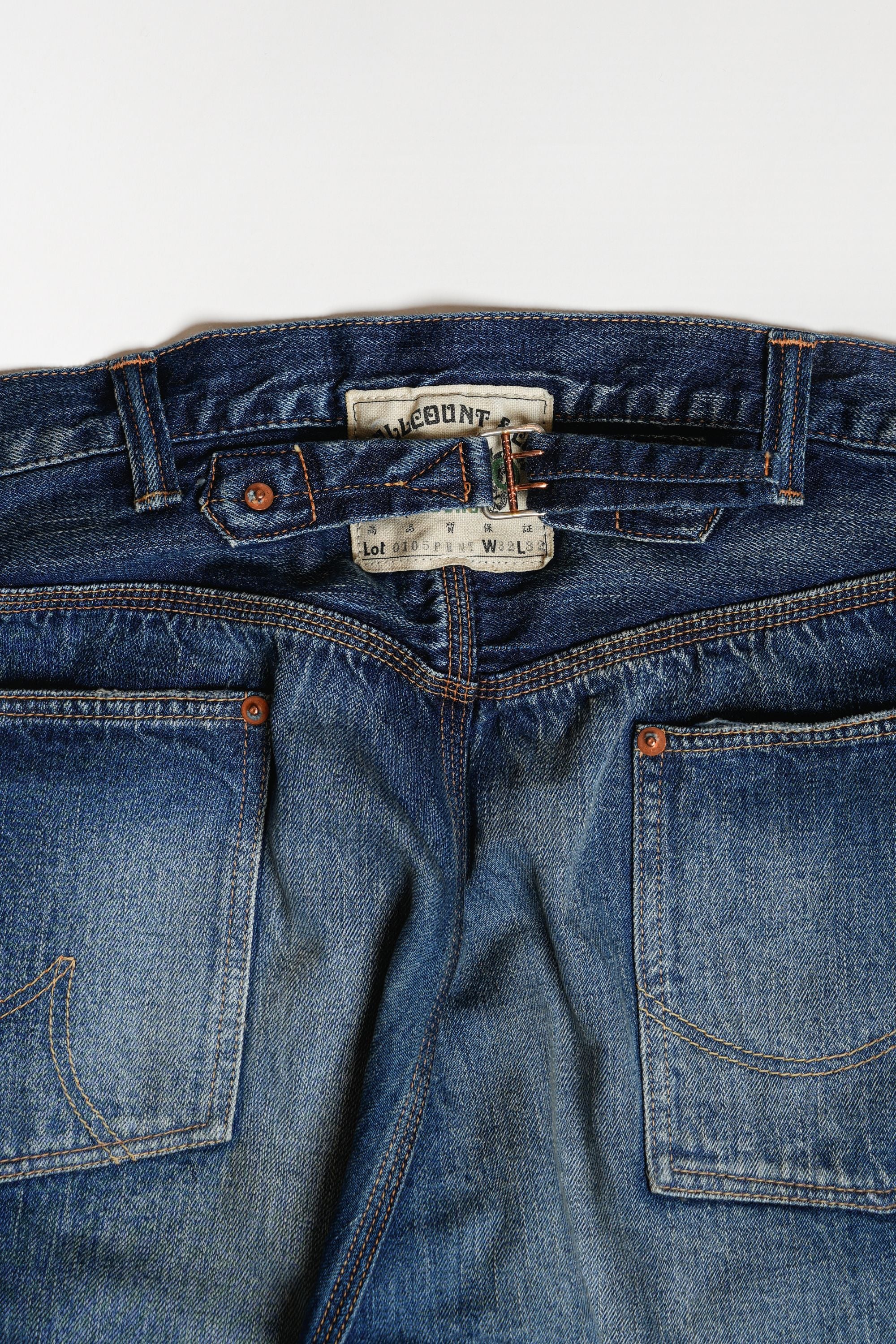 0105PRNTHW 5P Denim Work Pants(Super Smooth) Fear of the Dark - INDIGO BLUE