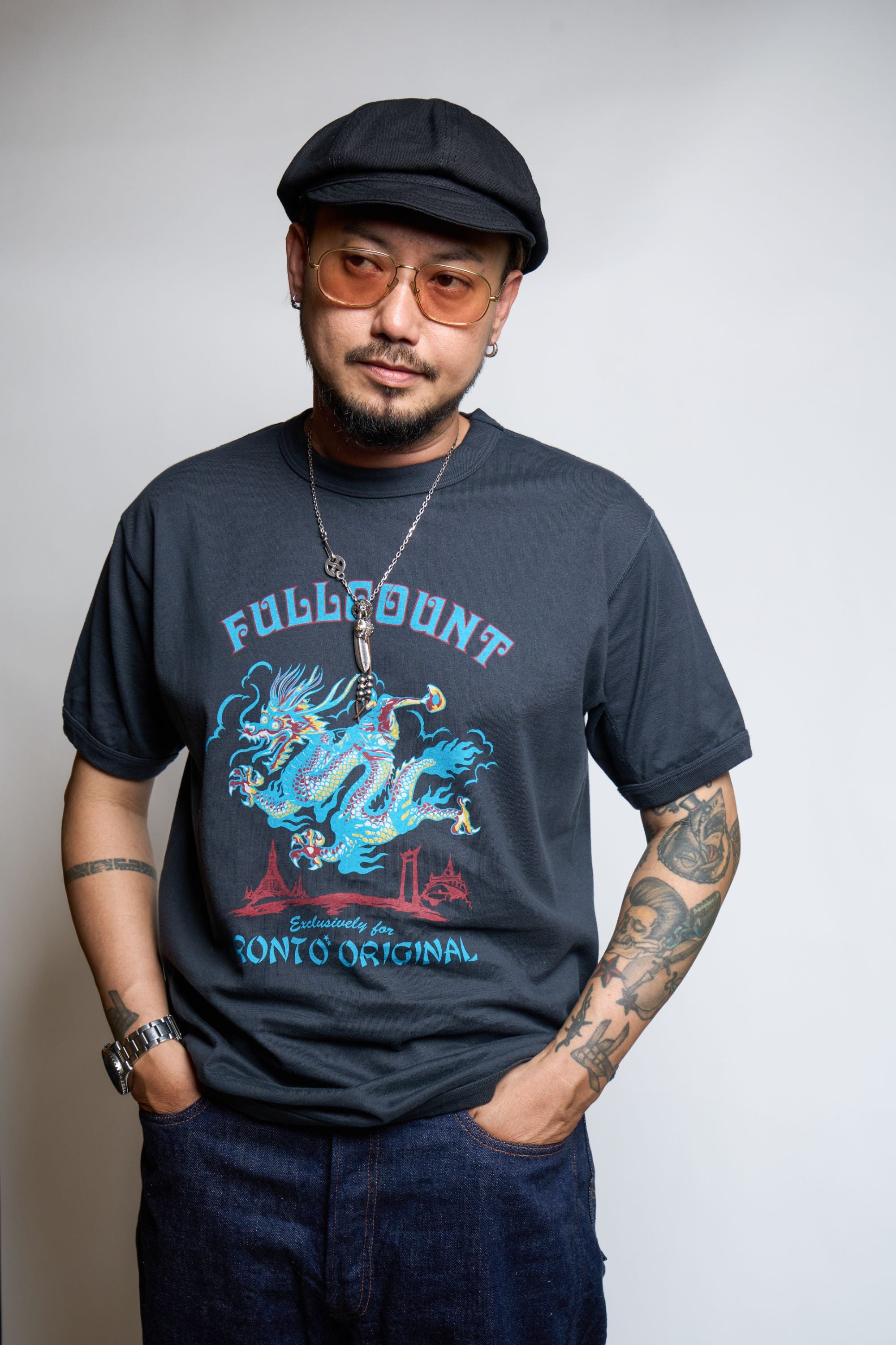 5222PT-PRNT Tshirt - INK BLACK