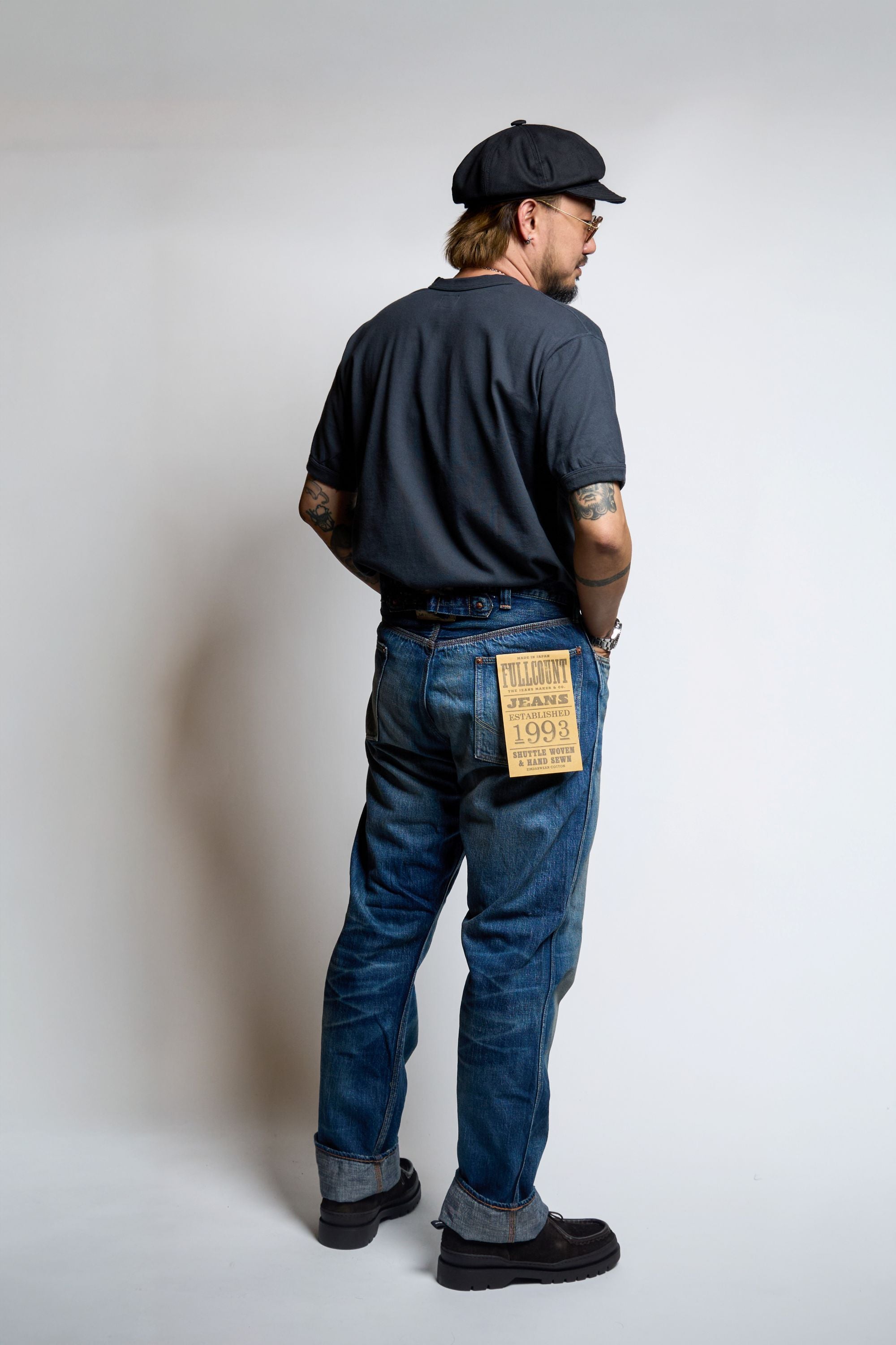 0105PRNTHW 5P Denim Work Pants(Super Smooth) Fear of the Dark - INDIGO BLUE