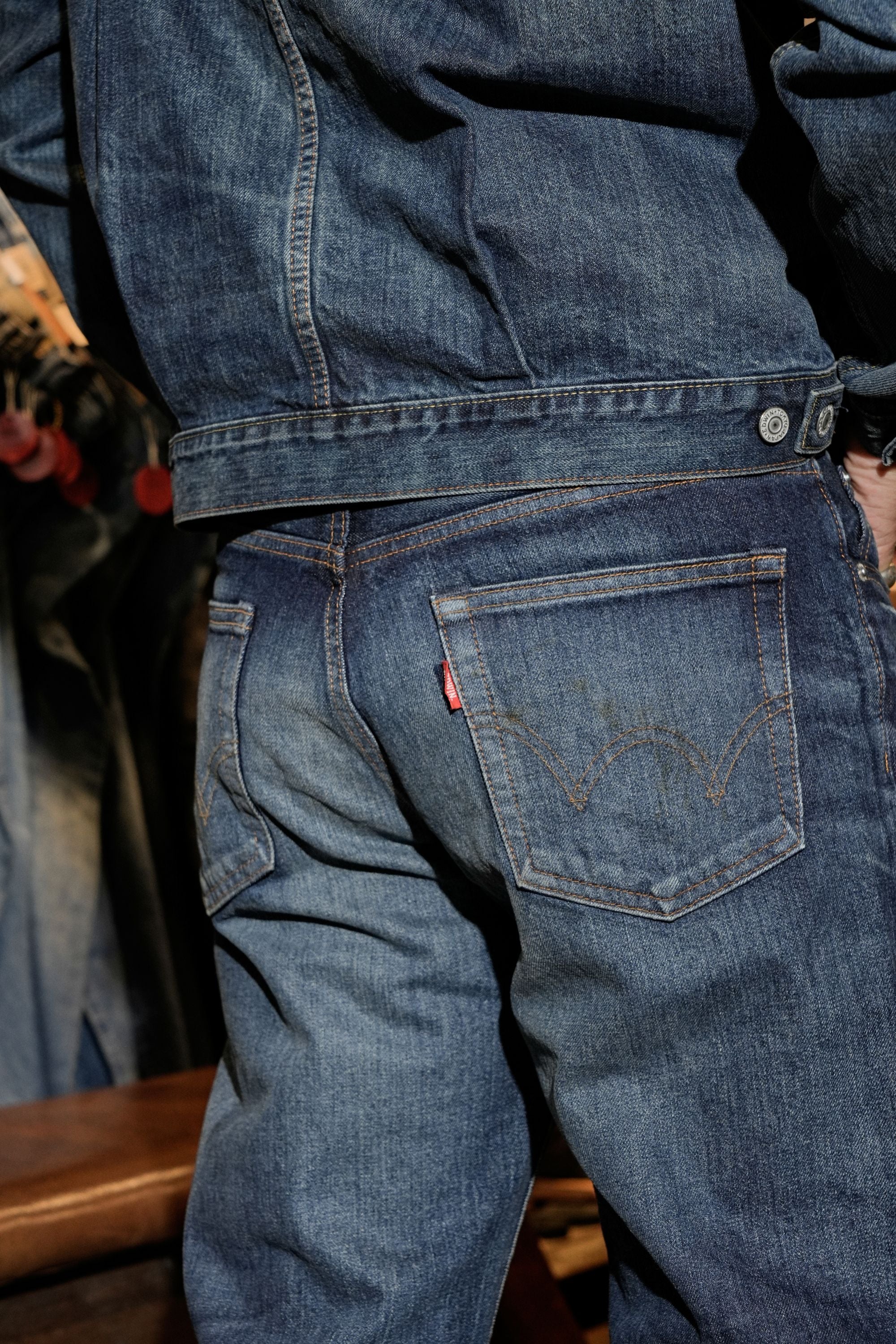 E50323-2026 503 REGULAR STRAIGHT USED - DARK BLUE