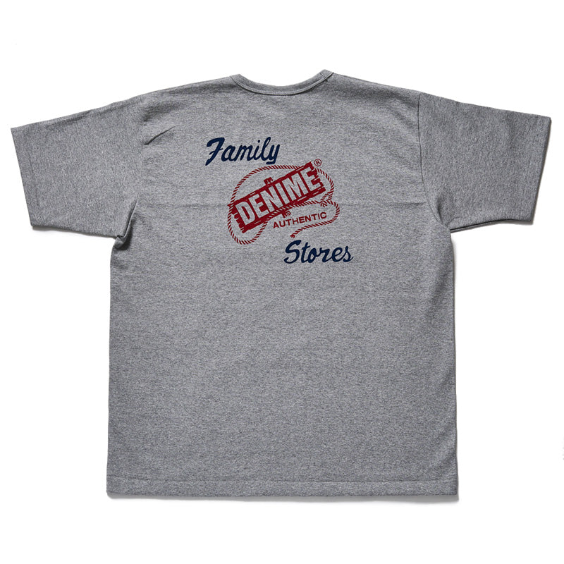 272 CREW NECK T - THE JEAN HOUSE - HEATHER GRAY