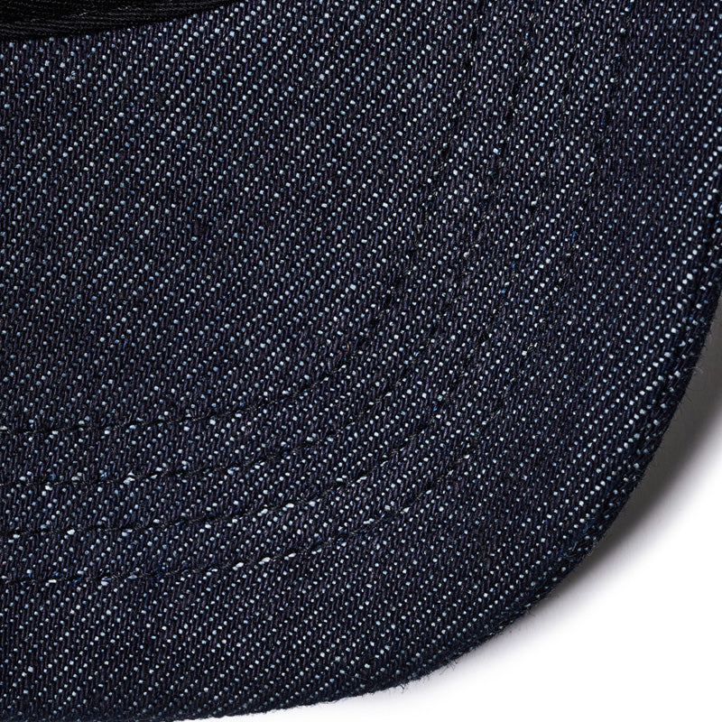 303 BASEBALL CAP WITH "D" - INDIGO/APPLIQUE
