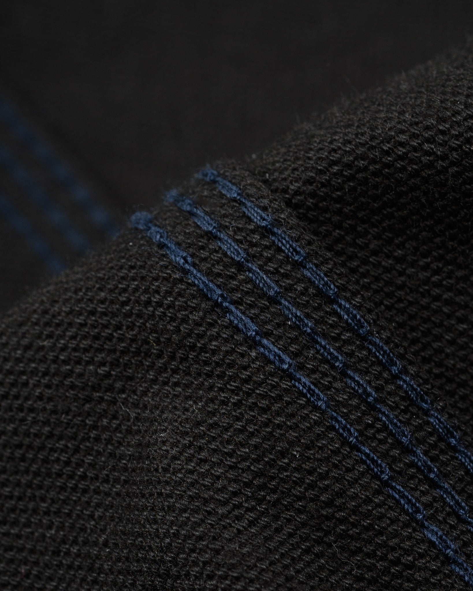 IHJ-159-BLK 13.5oz DUCK COLLARLESS CHORE JACKET - BLACK