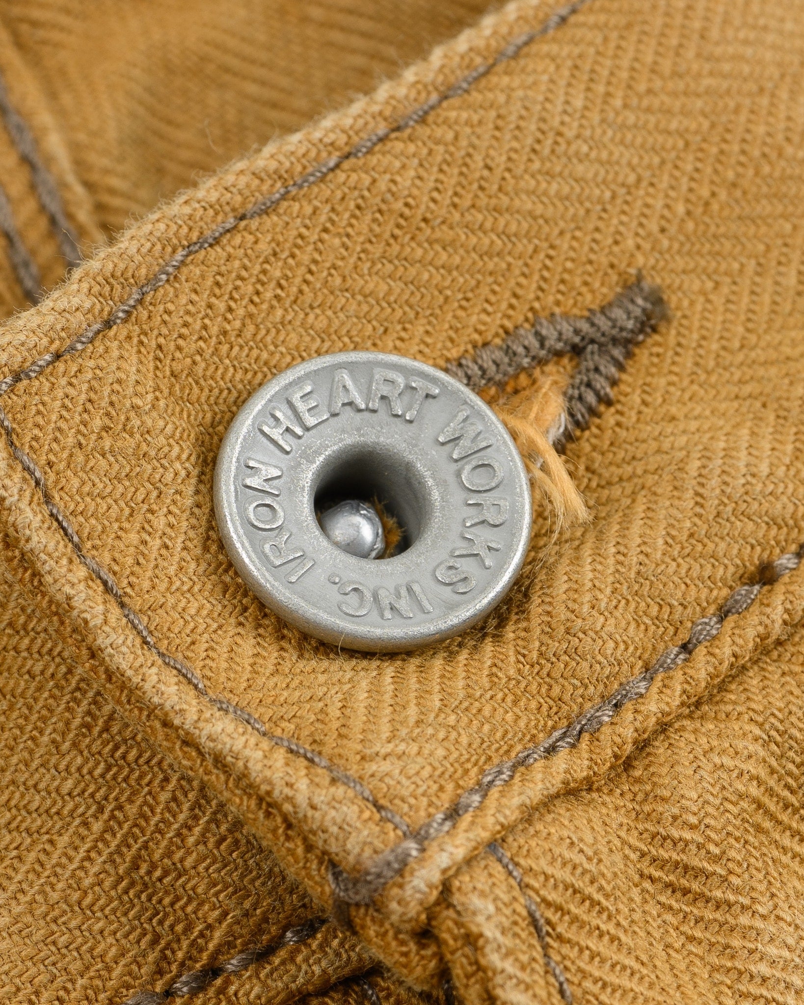 IH-831-BRN 10oz HERRINGBONE PAINTER’S PANTS - BROWN