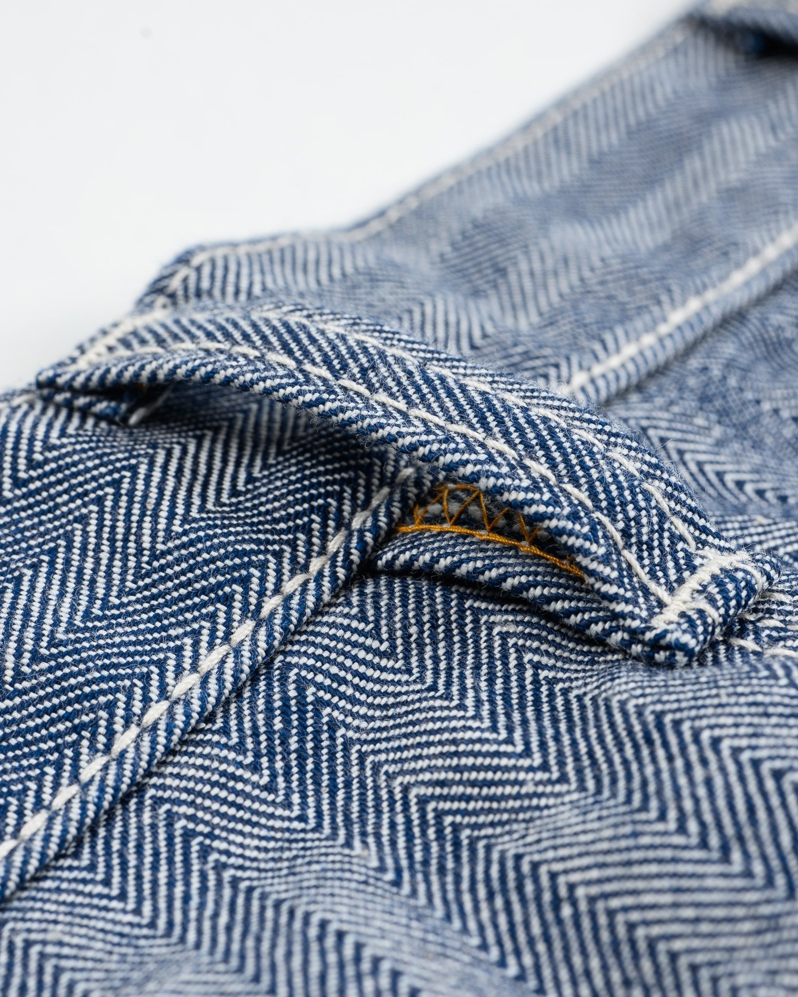 IH-830-IND 10.5oz HERRINGBONE PAINTER’S PANTS - INDIGO