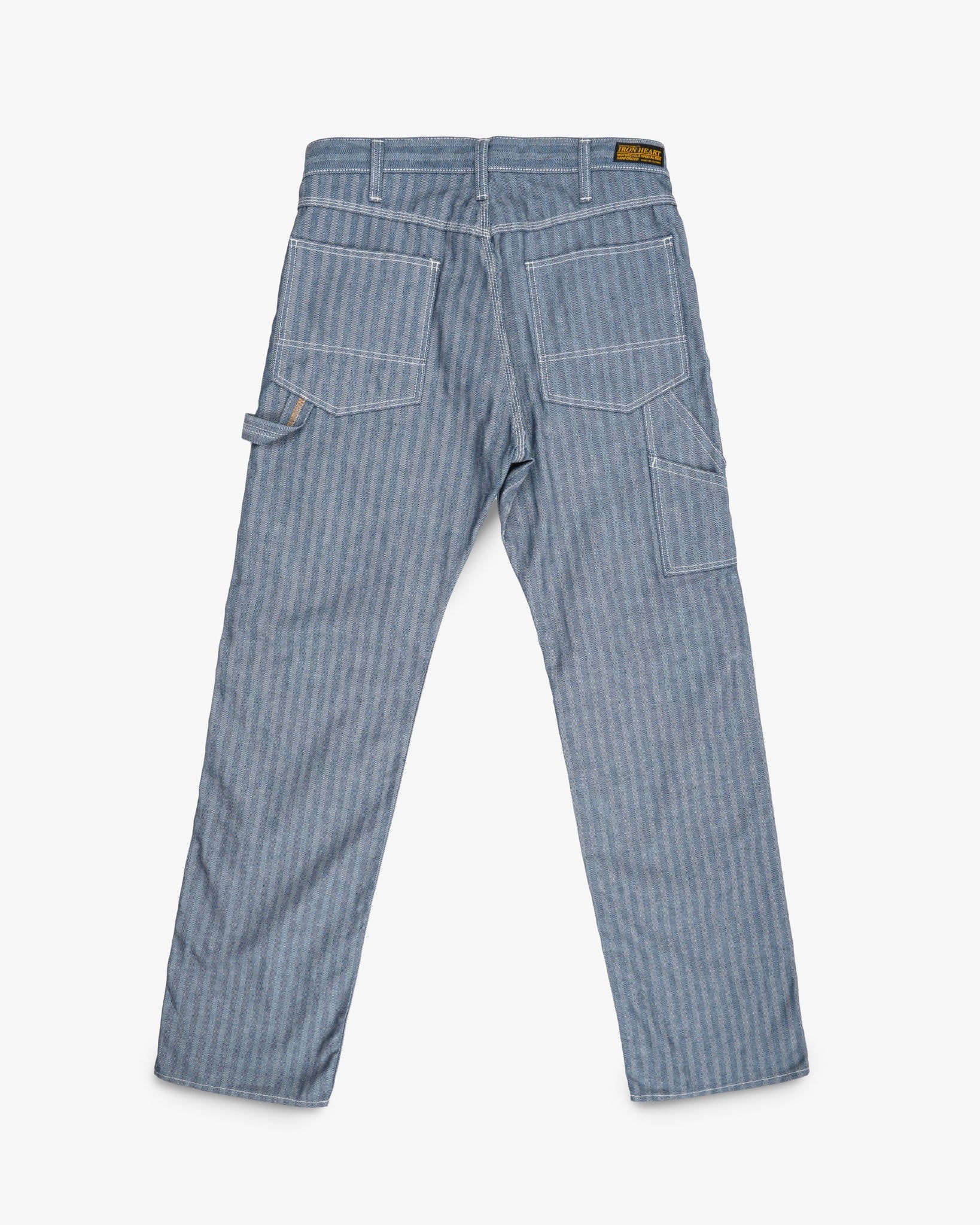 IH-830-IND 10.5oz HERRINGBONE PAINTER'S PANTS - INDIGO