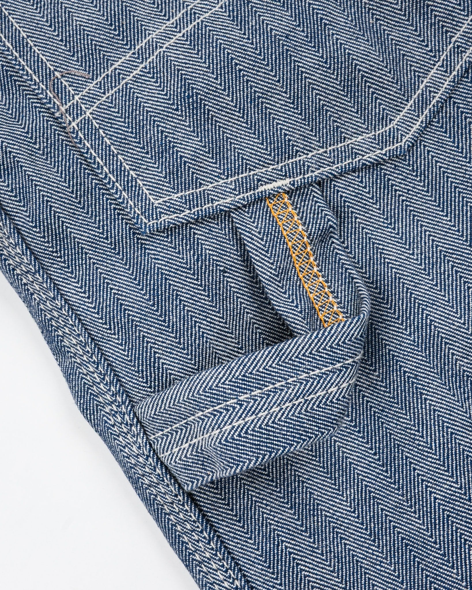 IH-830-IND 10.5oz HERRINGBONE PAINTER’S PANTS - INDIGO