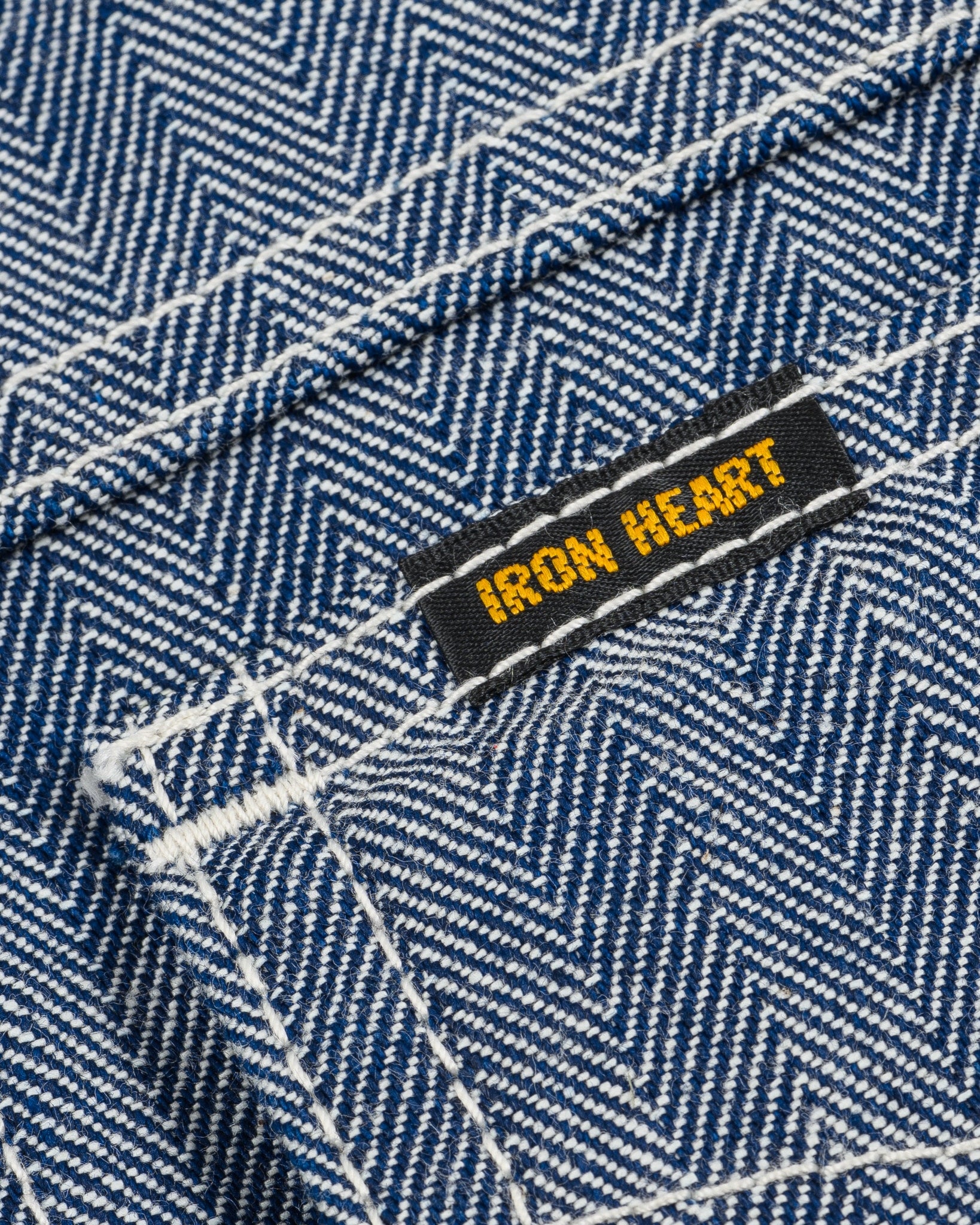 IHJ-164-IND 10.5oz HERRINGBONE WORK JACKET - INDIGO