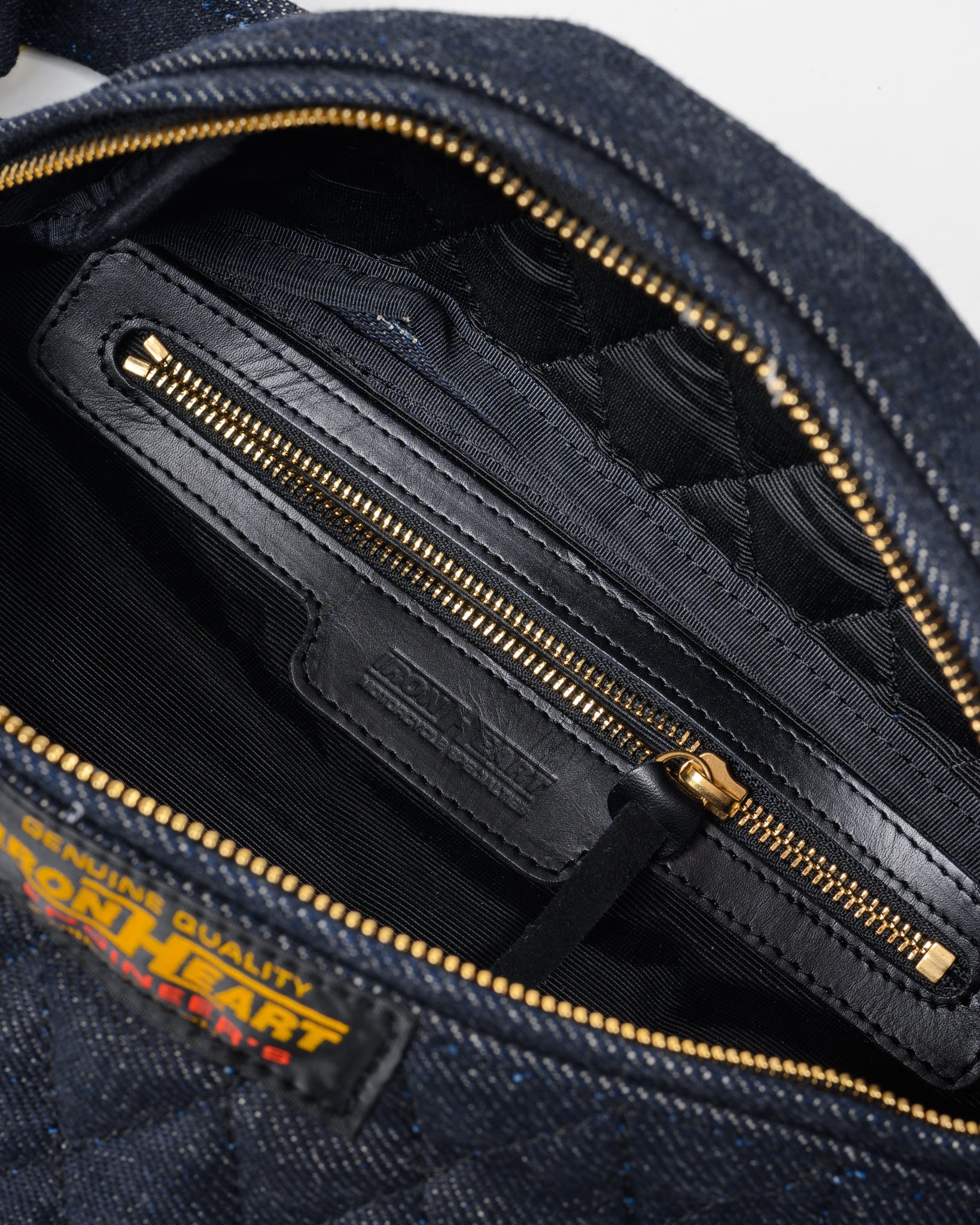 IHE-51-IND 25oz Selvedge Denim Waist Bag - INDIGO