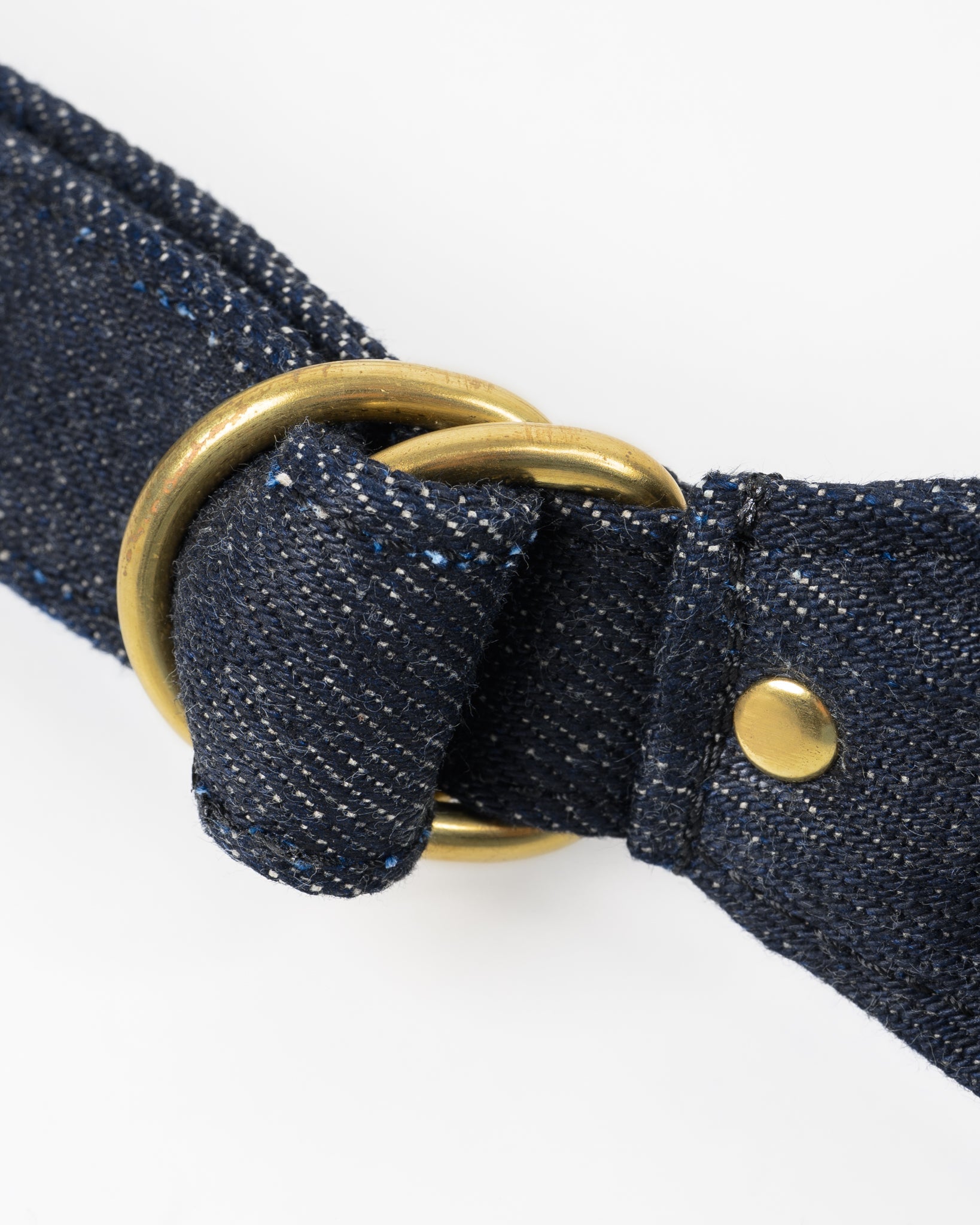IHE-51-IND 25oz Selvedge Denim Waist Bag - INDIGO