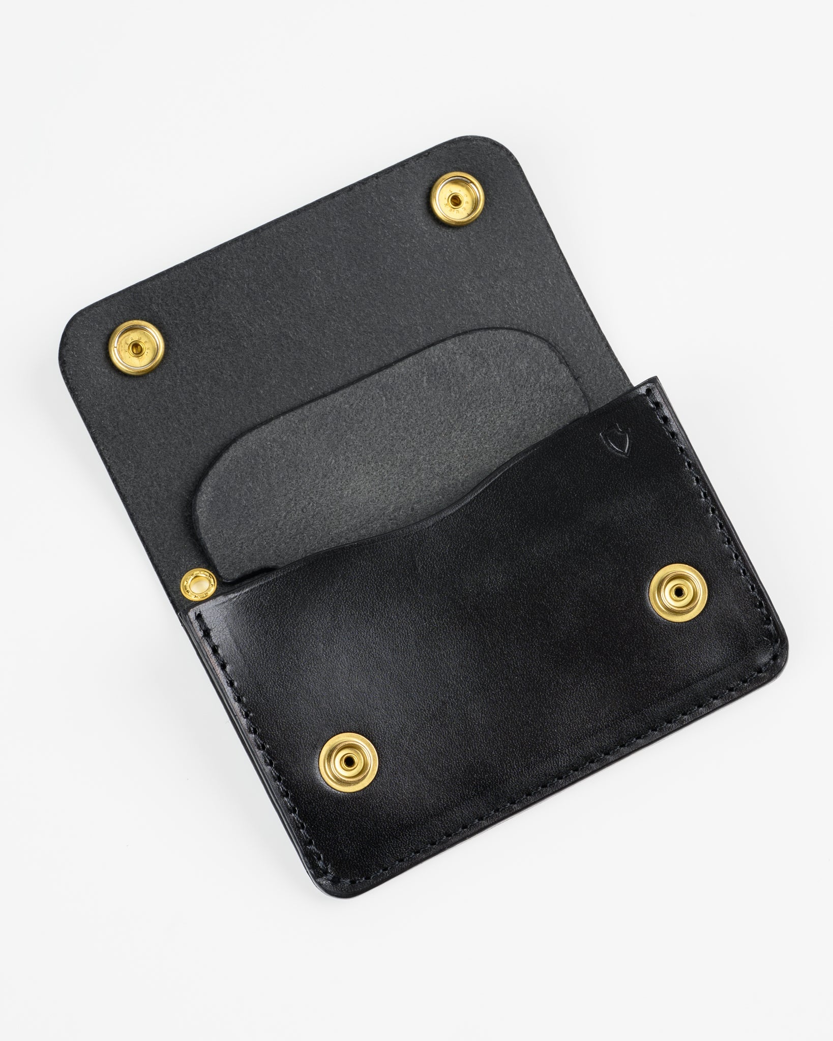 IHG-086 Mini Trucker Wallet - BLACK