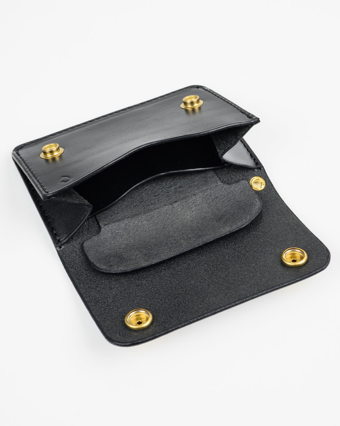 IHG-086 Mini Trucker Wallet - BLACK