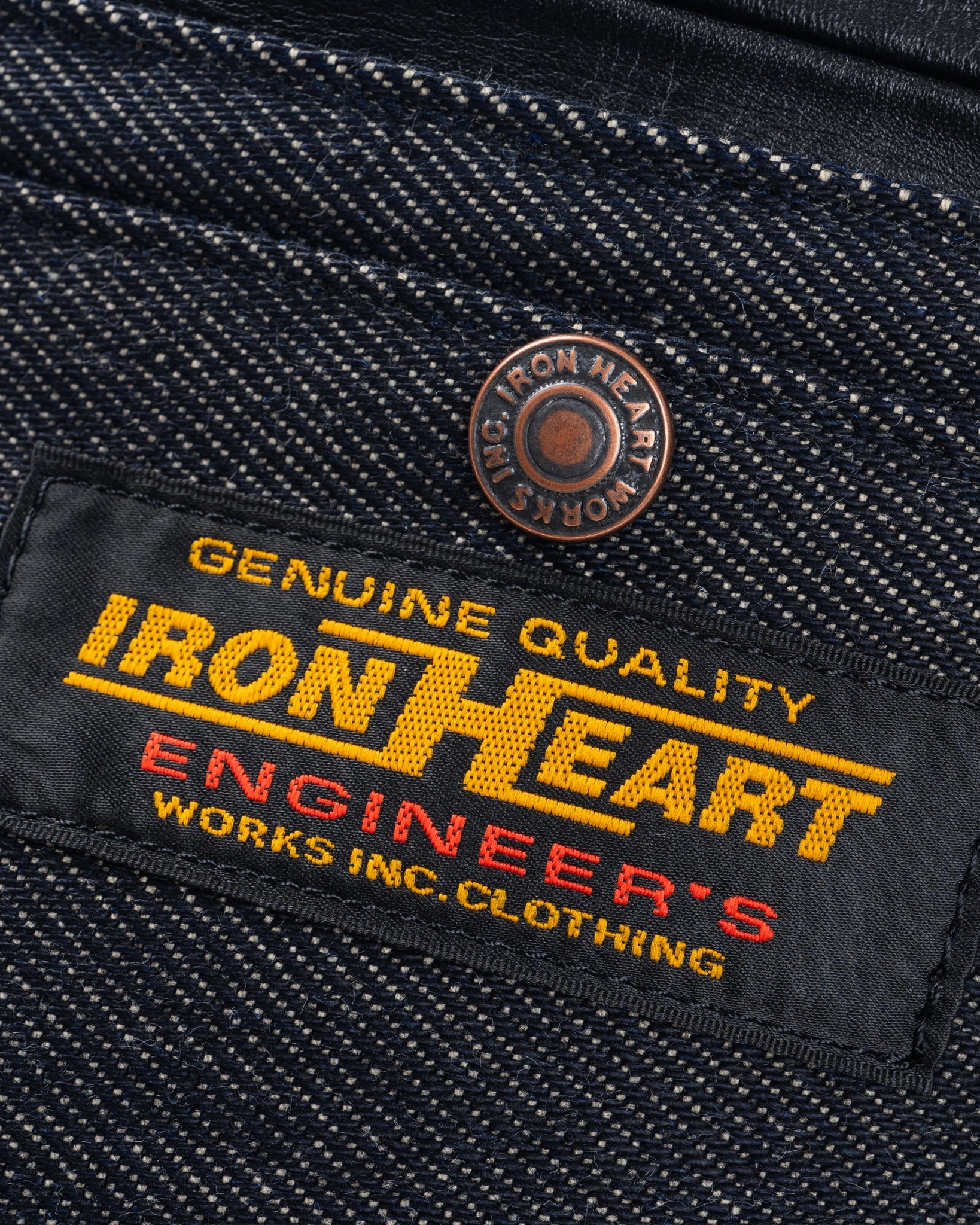 IHE-37-IND 21OZ DENIM WAIST BAG - INDIGO