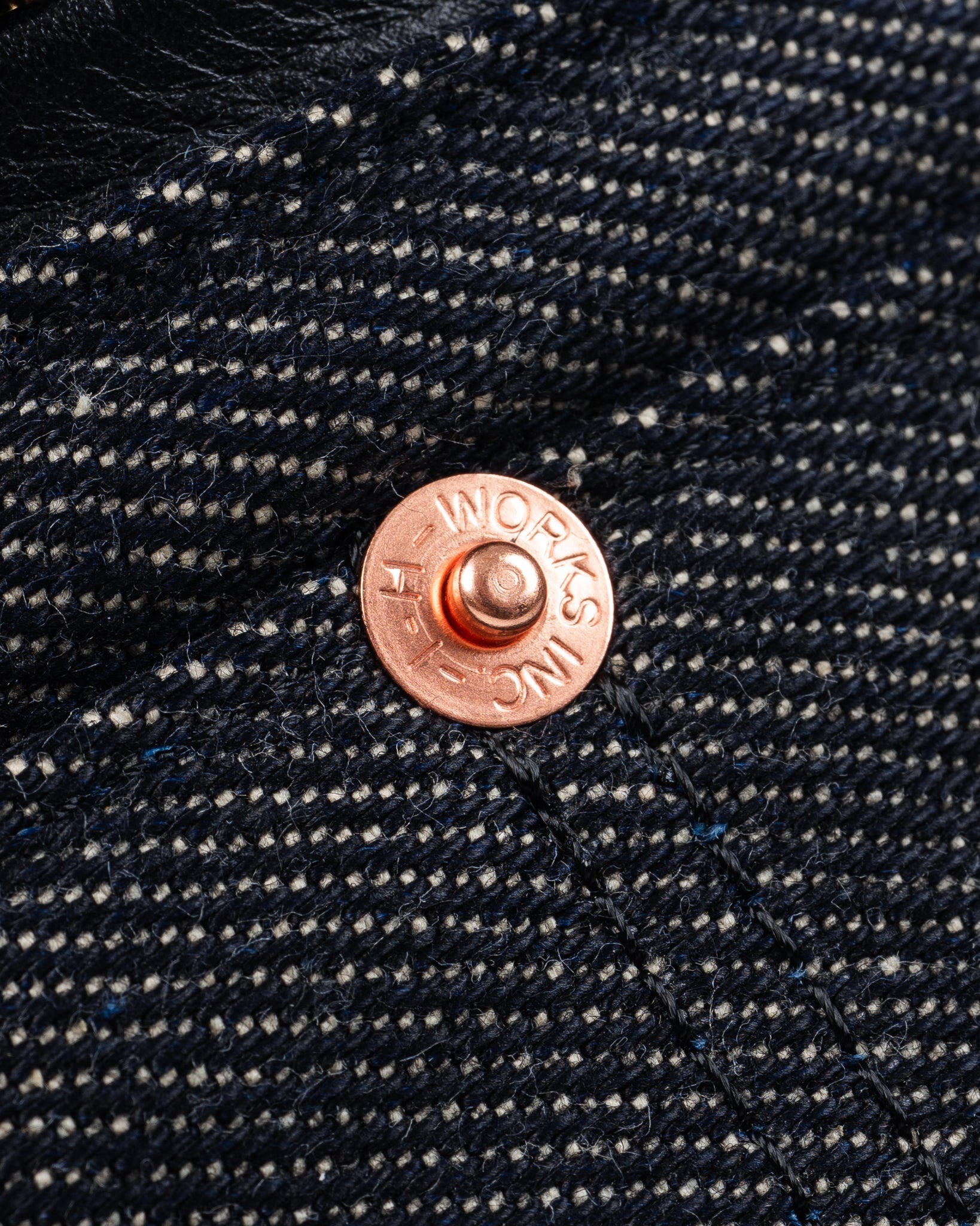 IHE-37-IND 21OZ DENIM WAIST BAG - INDIGO