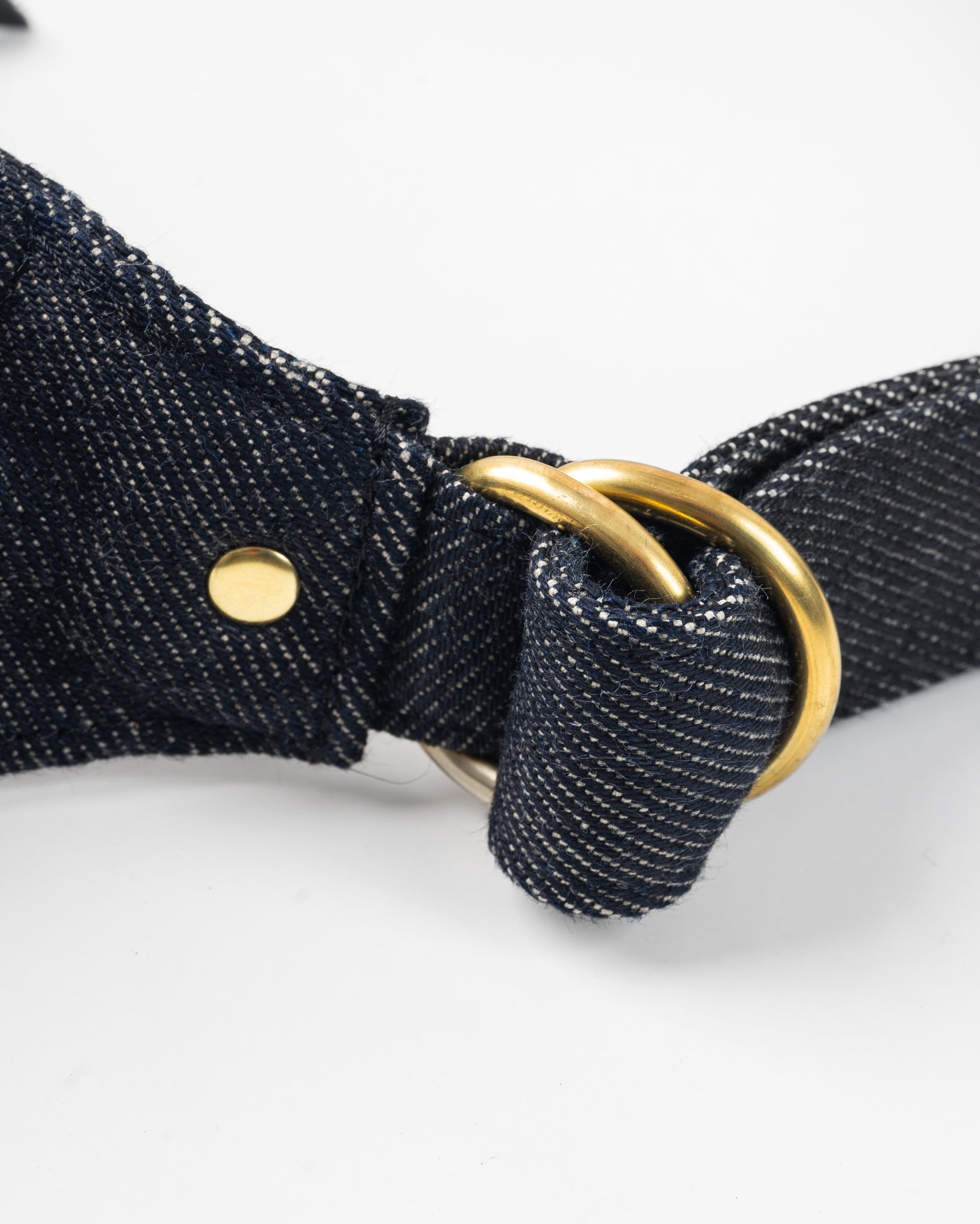 IHE-37-IND 21OZ DENIM WAIST BAG - INDIGO