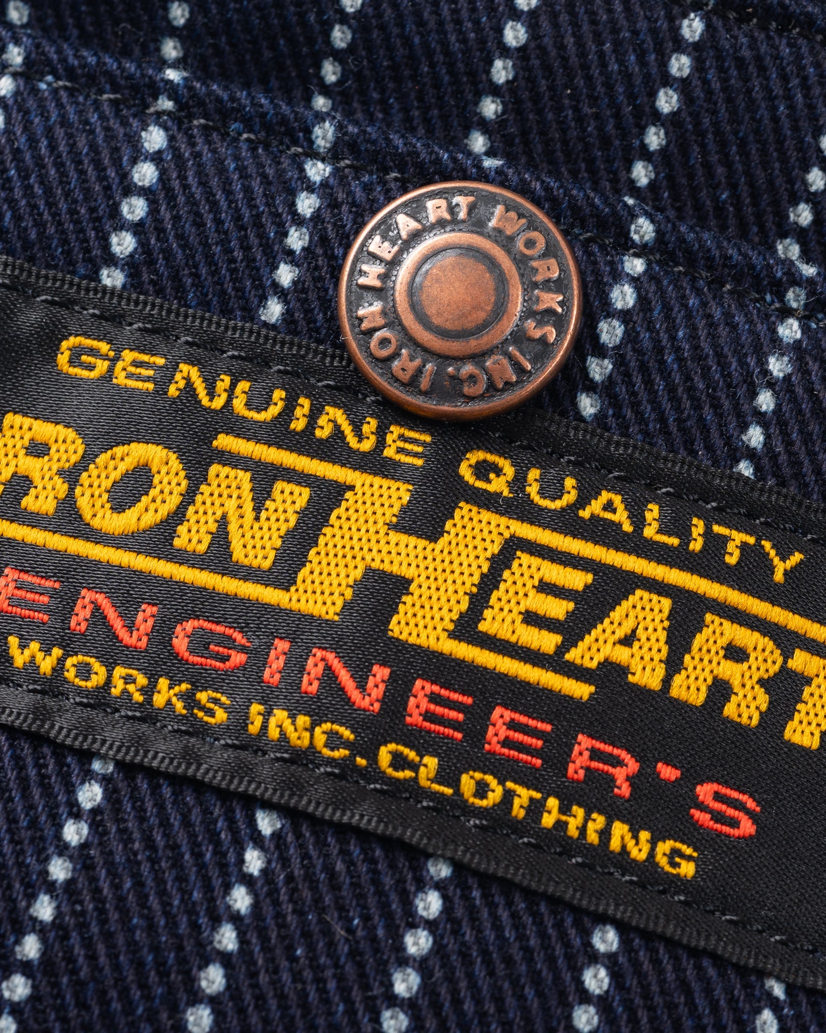 IHE-37-INDW 12OZ WABASH WAIST BAG - INDIGO