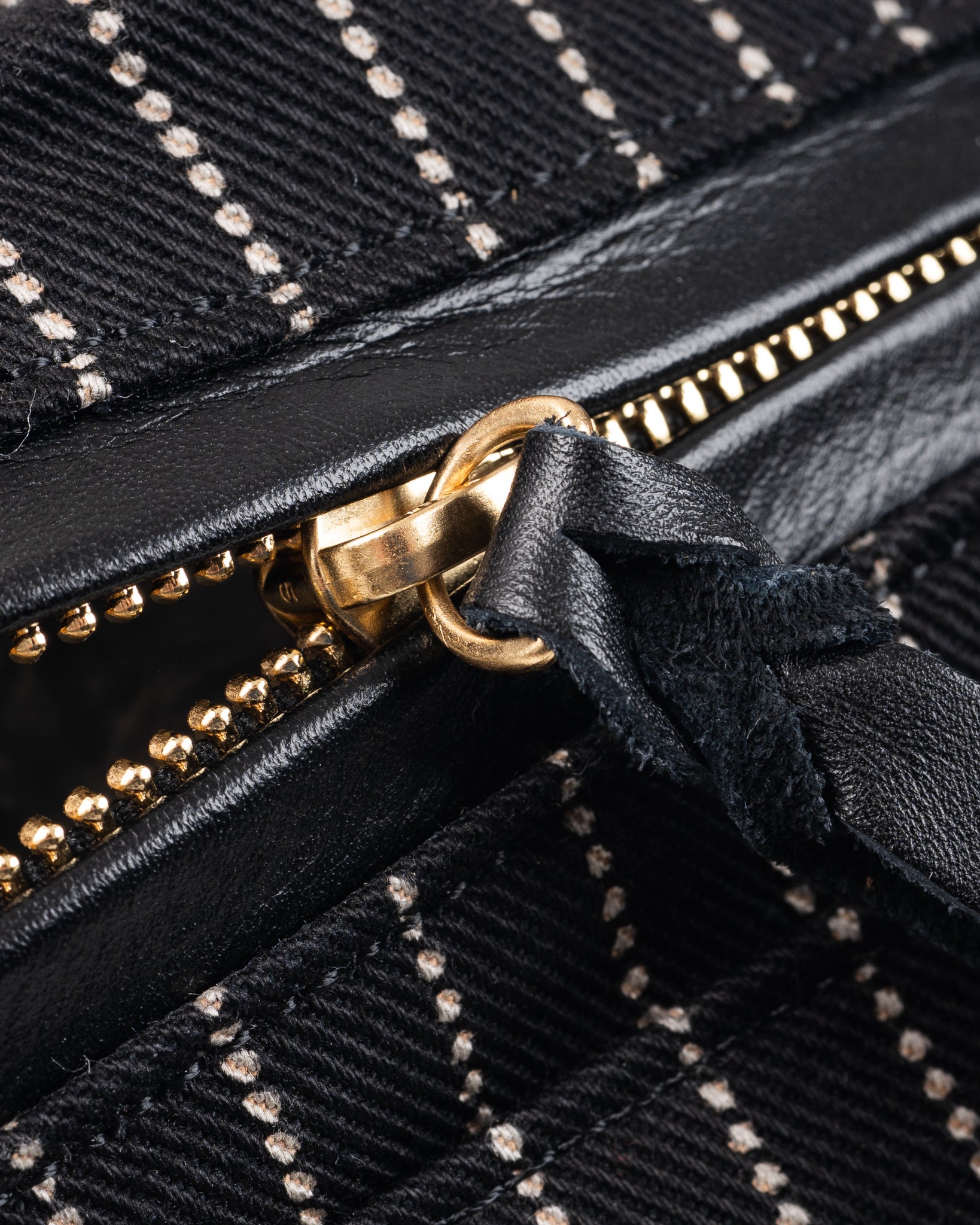 IHE-37-BLKW 12OZ WABASH WAIST BAG - BLACK