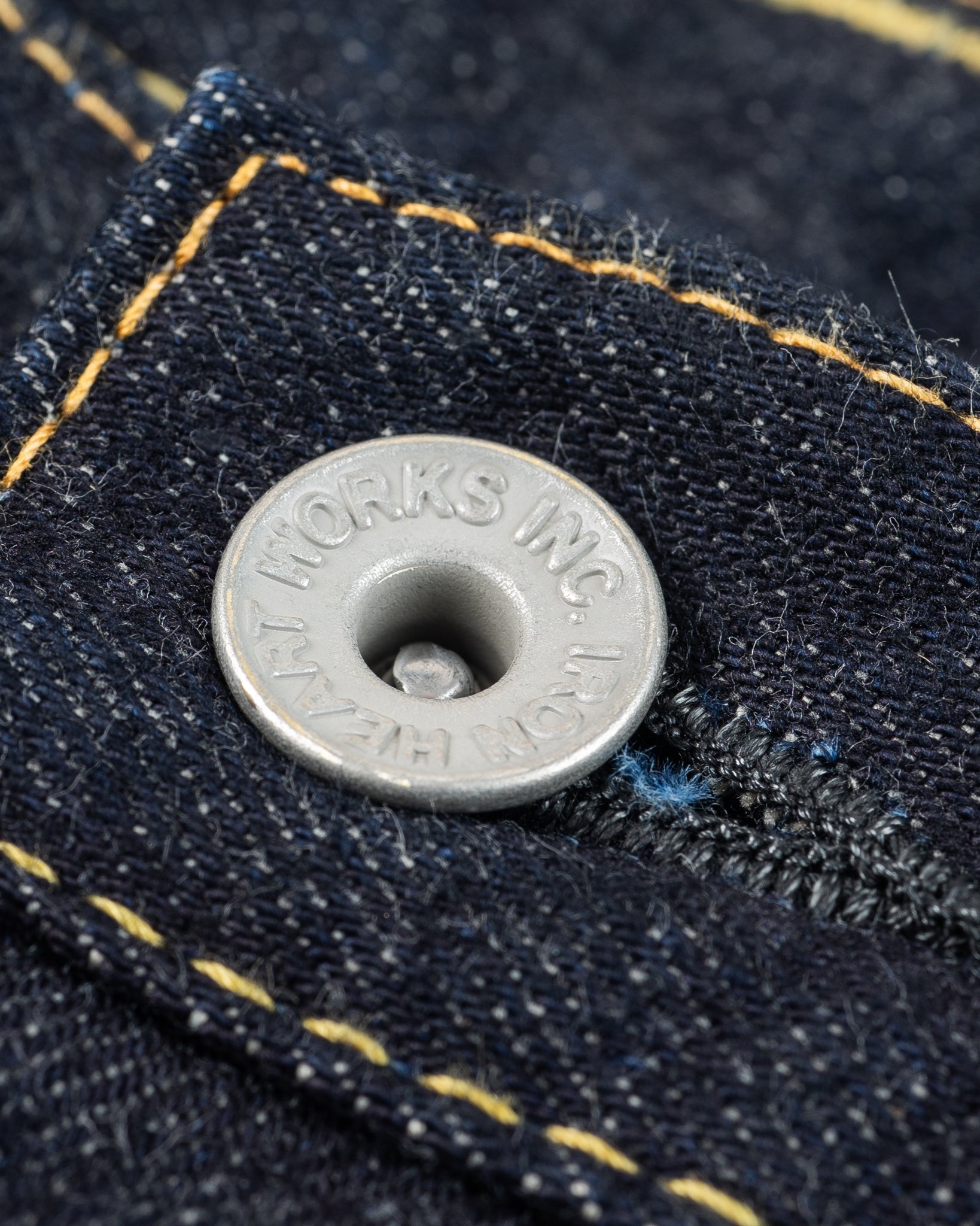 IH-1955S-142 14OZ SELVEDGE DENIM "1955" VINTAGE TAPERED CUT JEANS - INDIGO